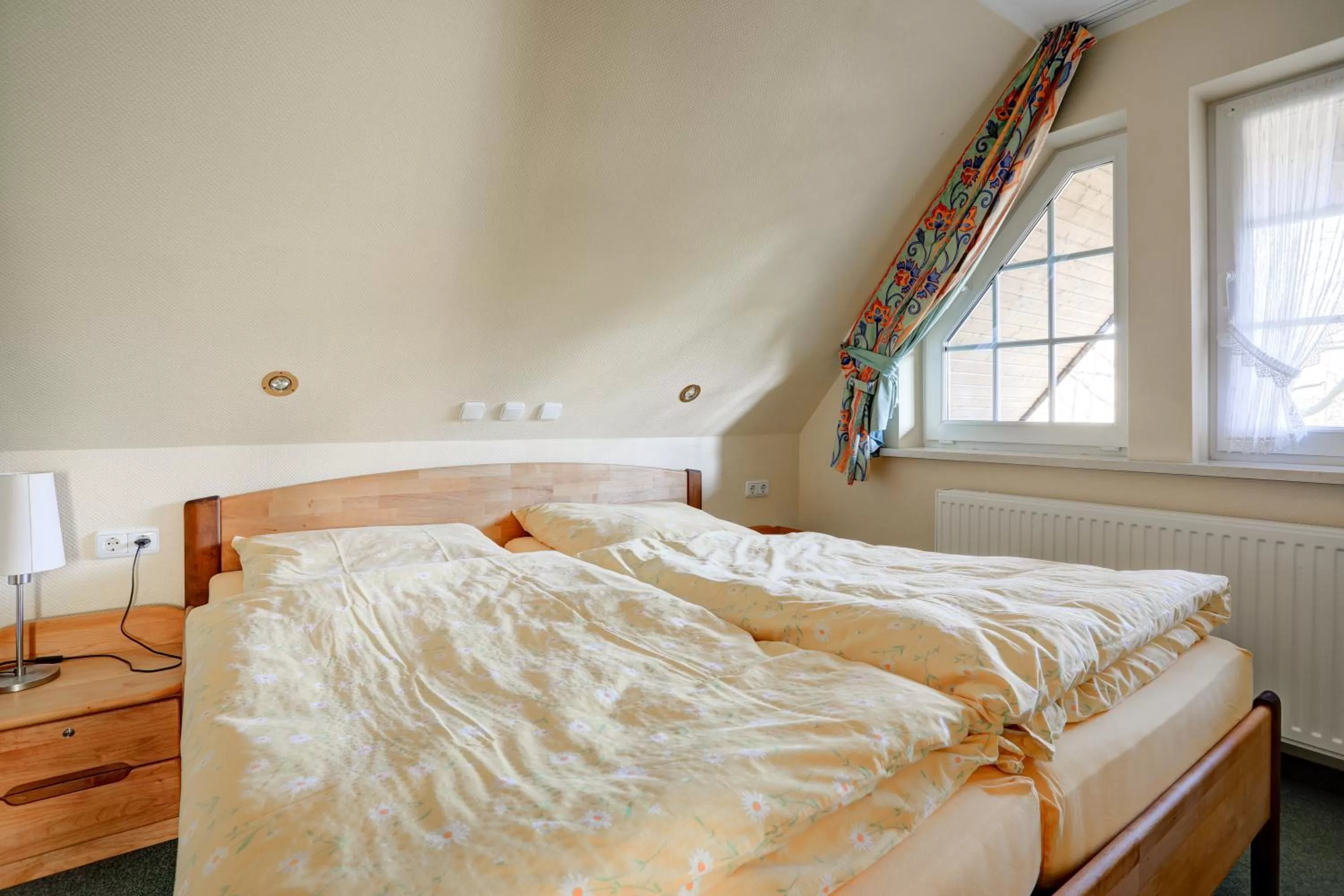 Bed in Stössels Hotel