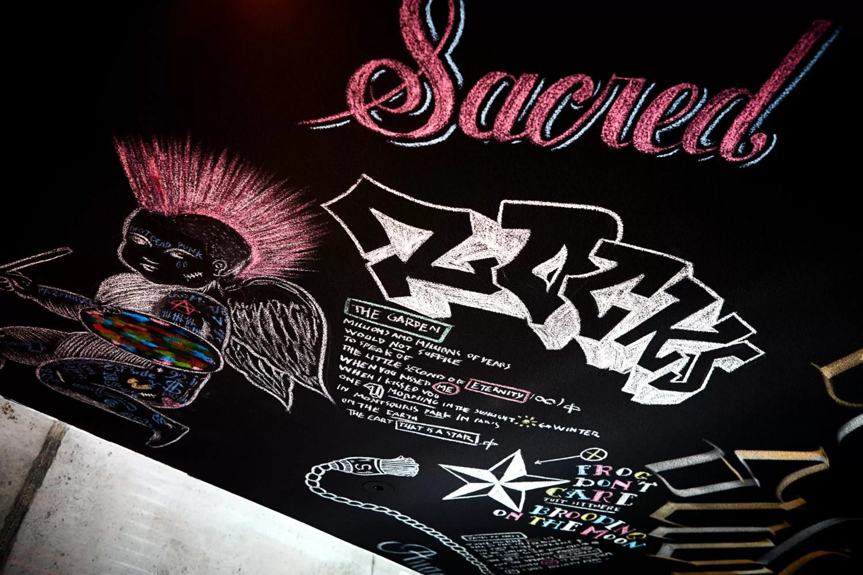 Decorative detail in Mama Shelter Lyon