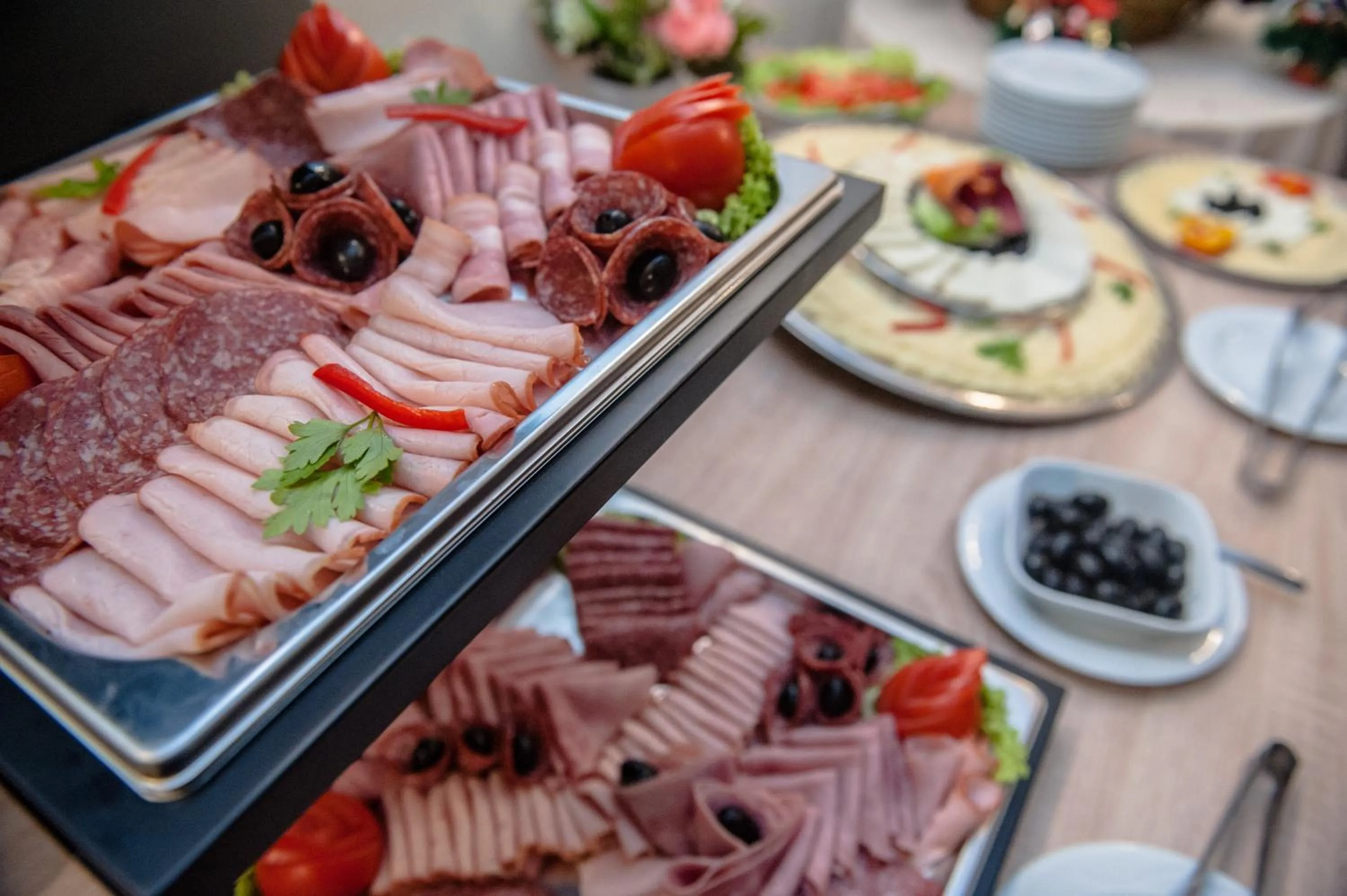 Buffet breakfast in Hotel Parc Sibiu