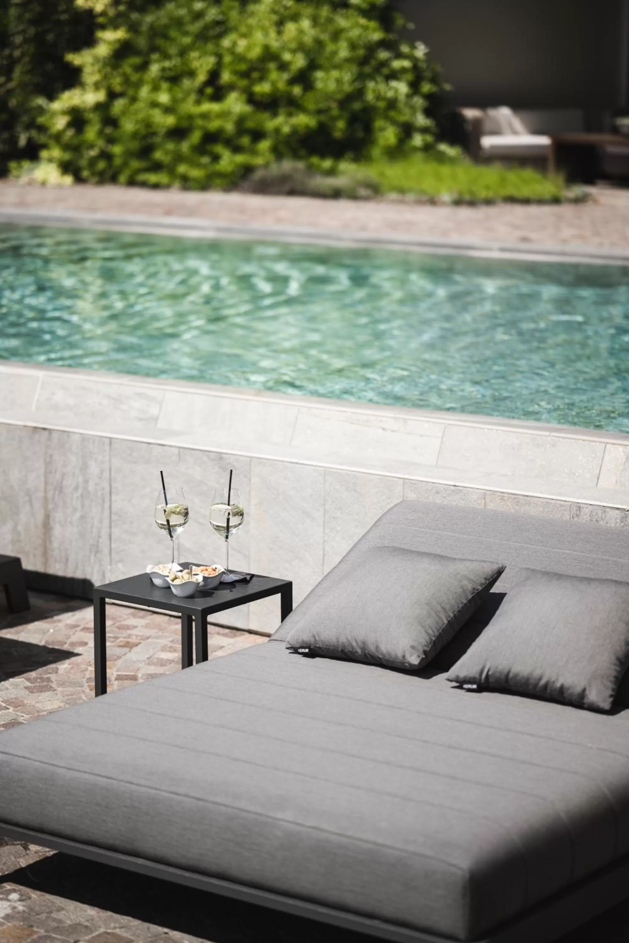 Pool view in Hotel Rosengarten (Schenna Resort)