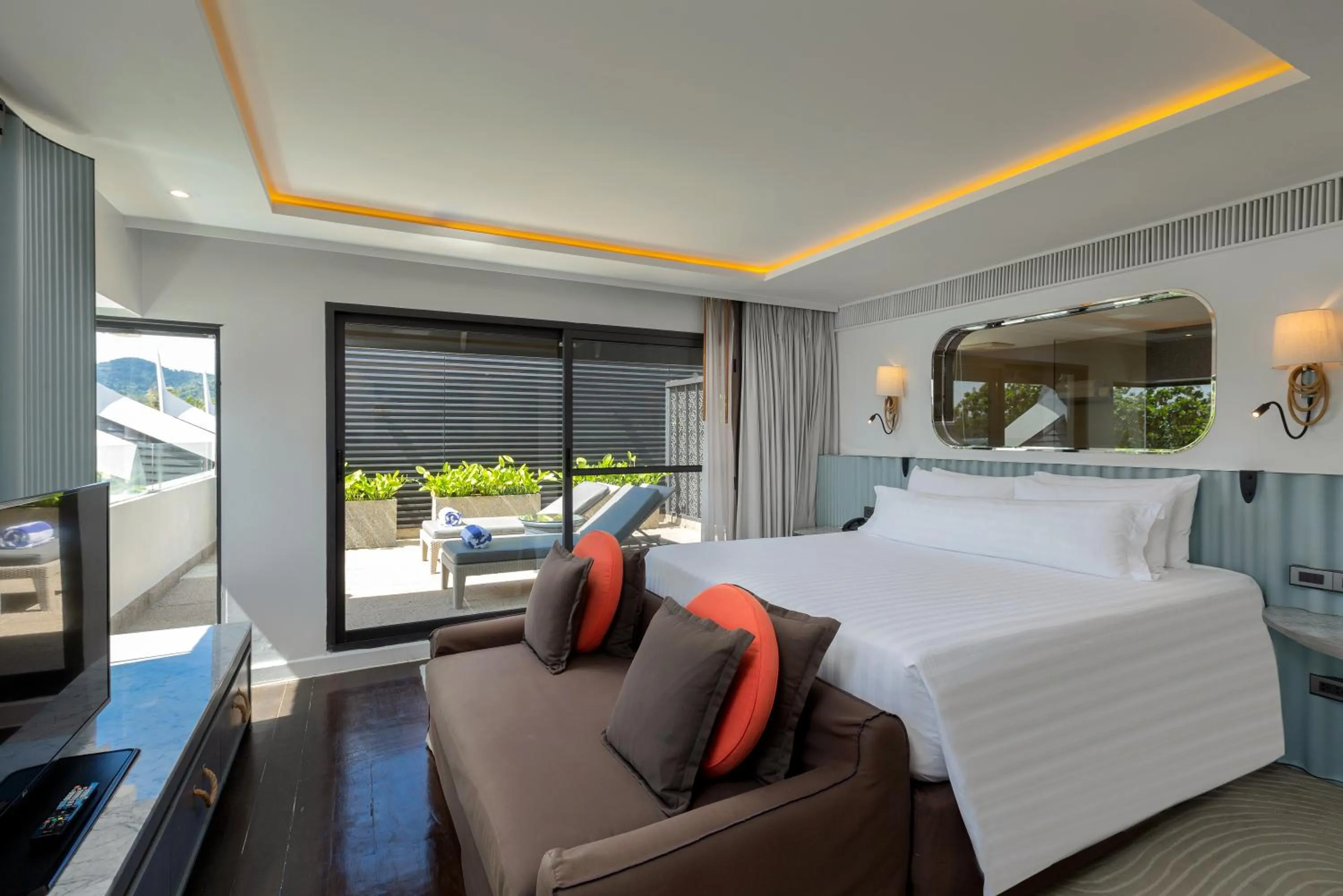 Bed in The Boathouse Phuket-SHA Plus