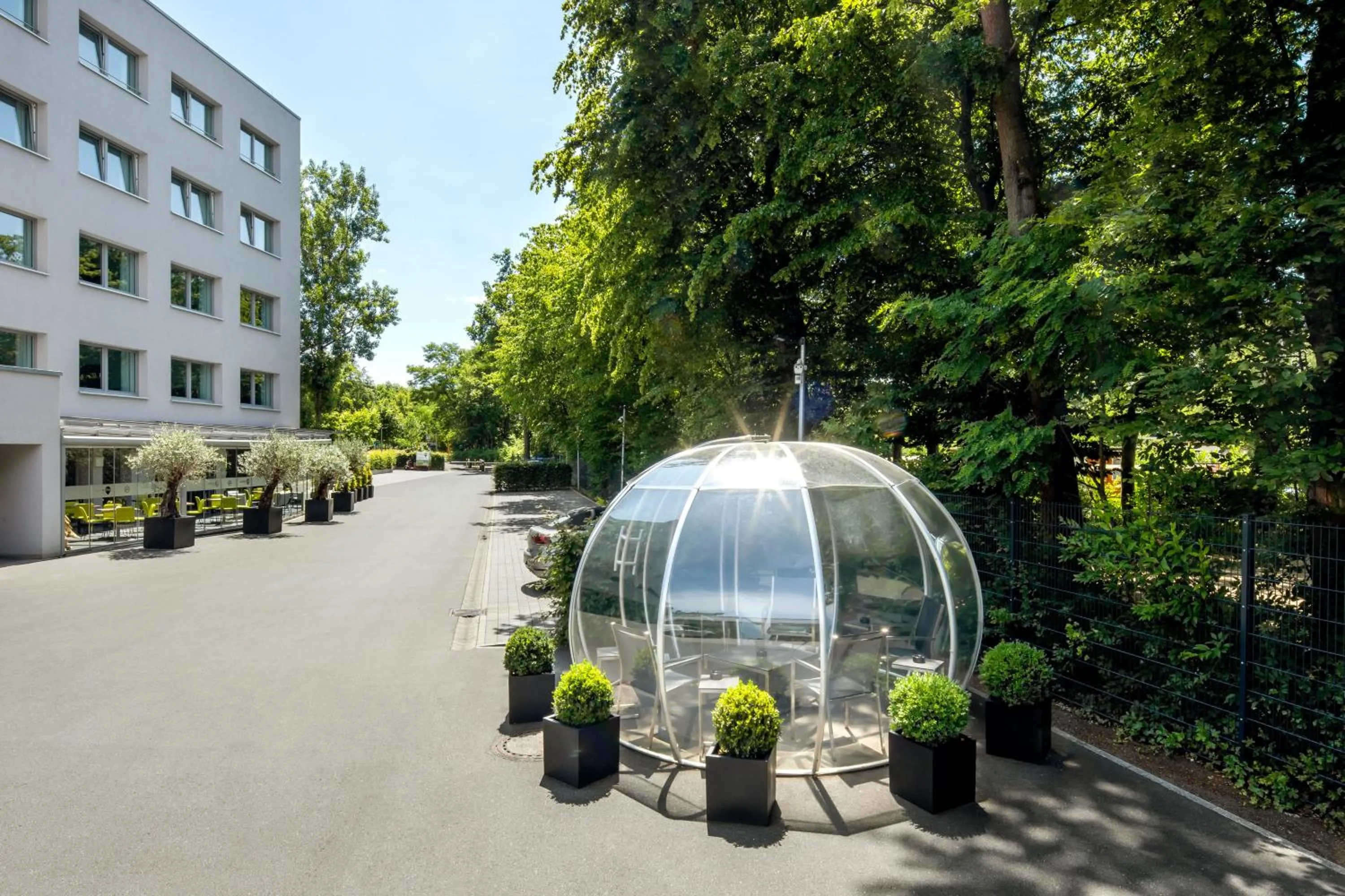 Property building in numberOne Hotel