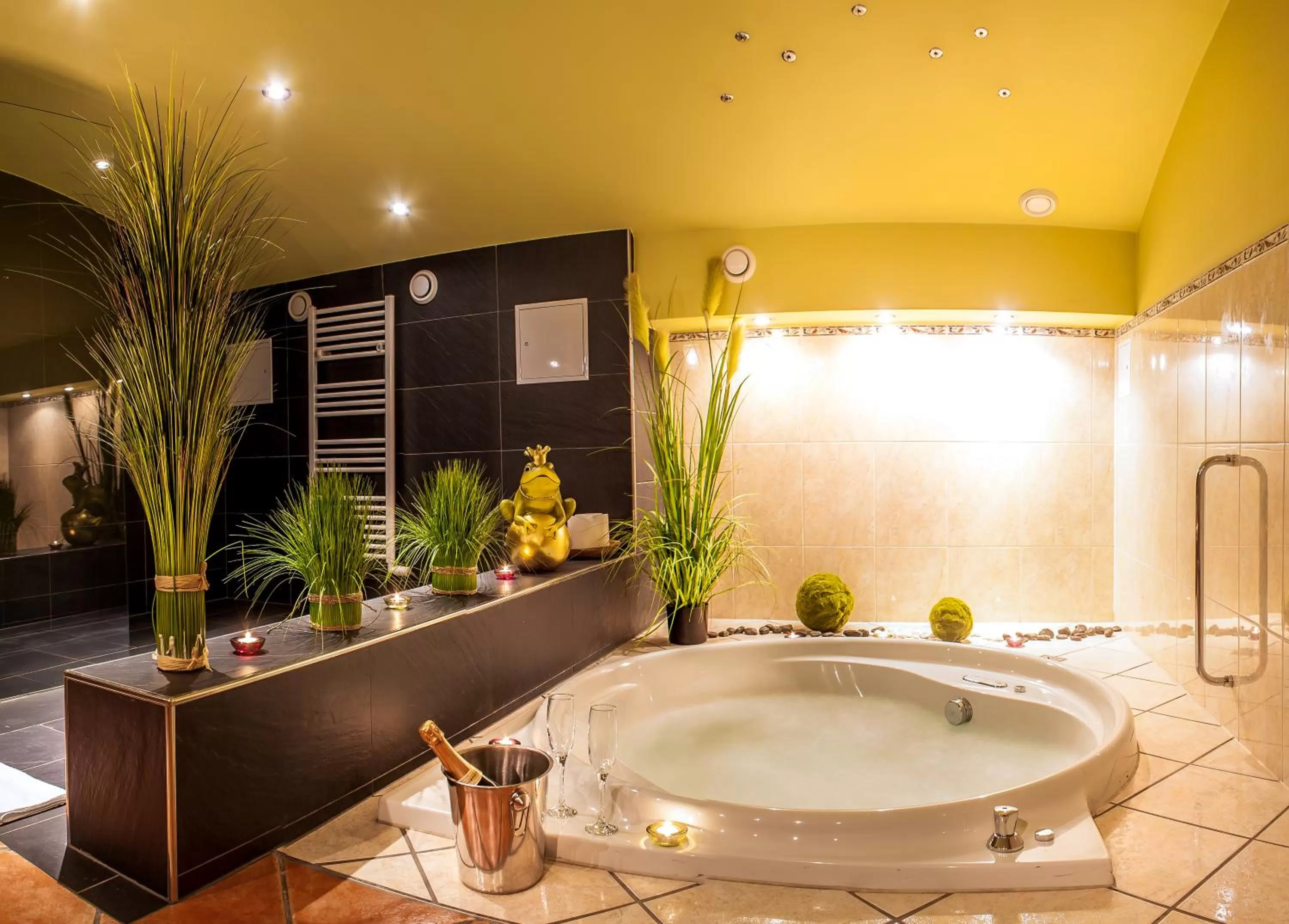 Hot Tub in BoutiqueHOTEL Donauwalzer