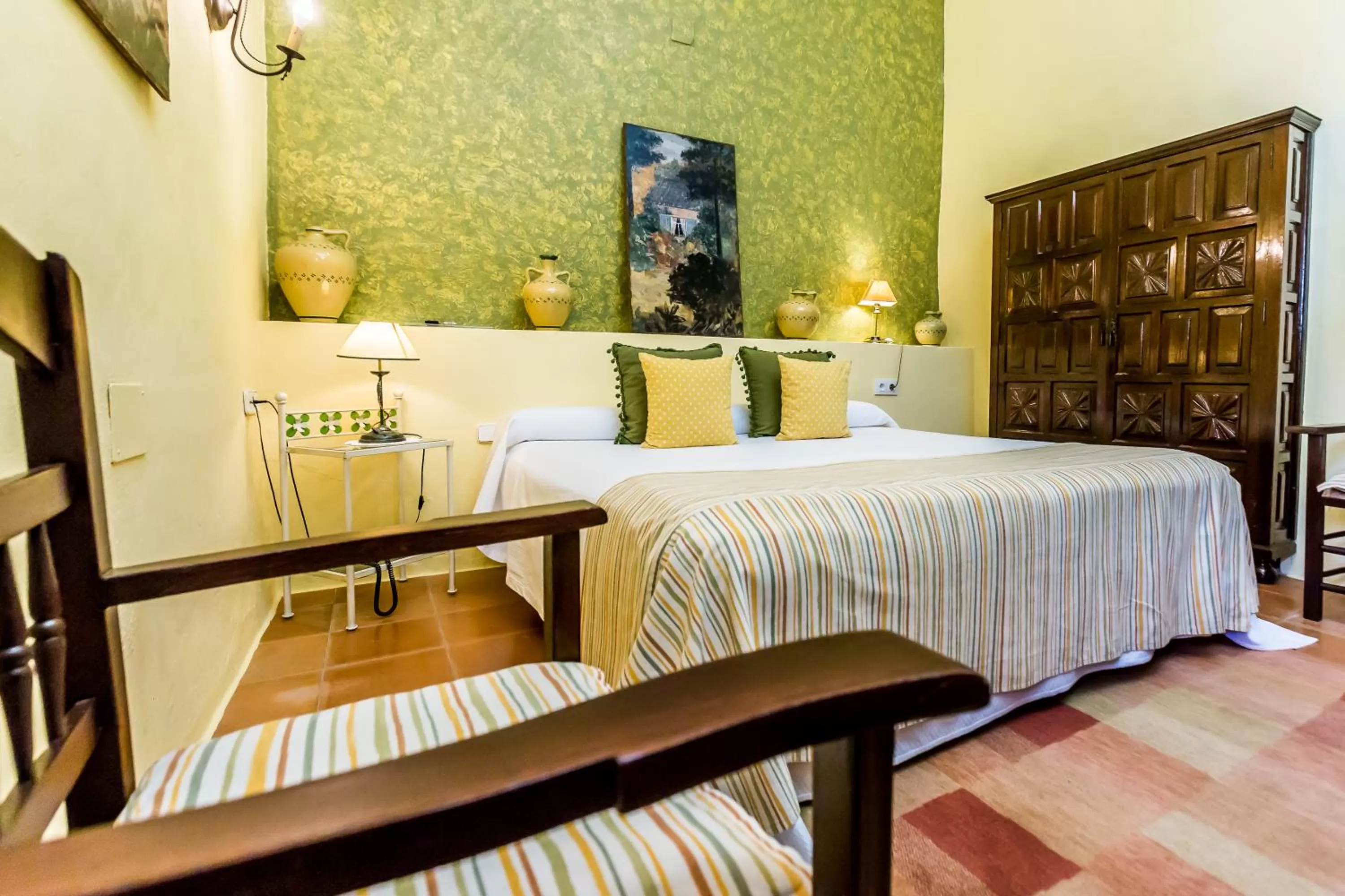 Photo of the whole room, Bed in Hacienda El Santiscal Adults Only
