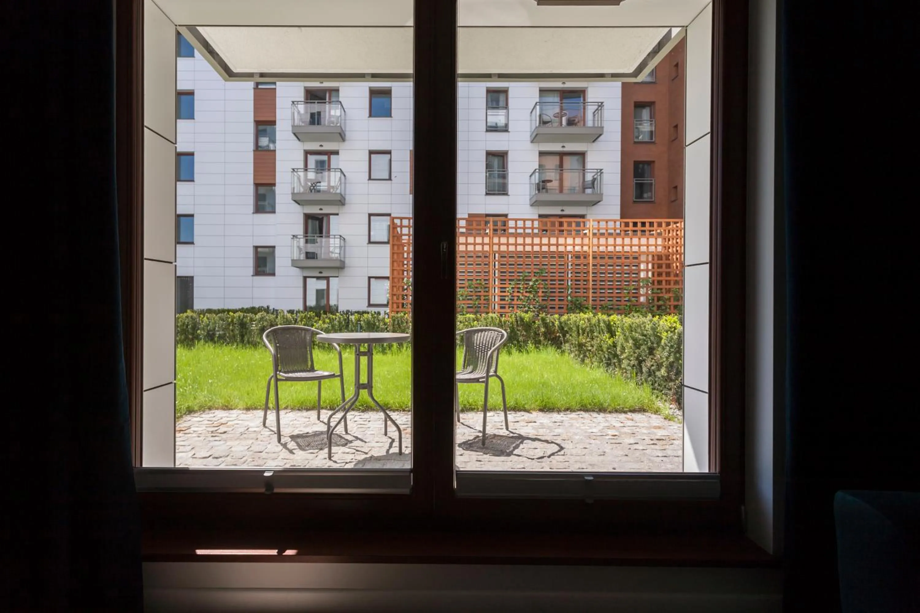 Garden in GRANO APARTMENTS Gdańsk Motława SPA & Wellness