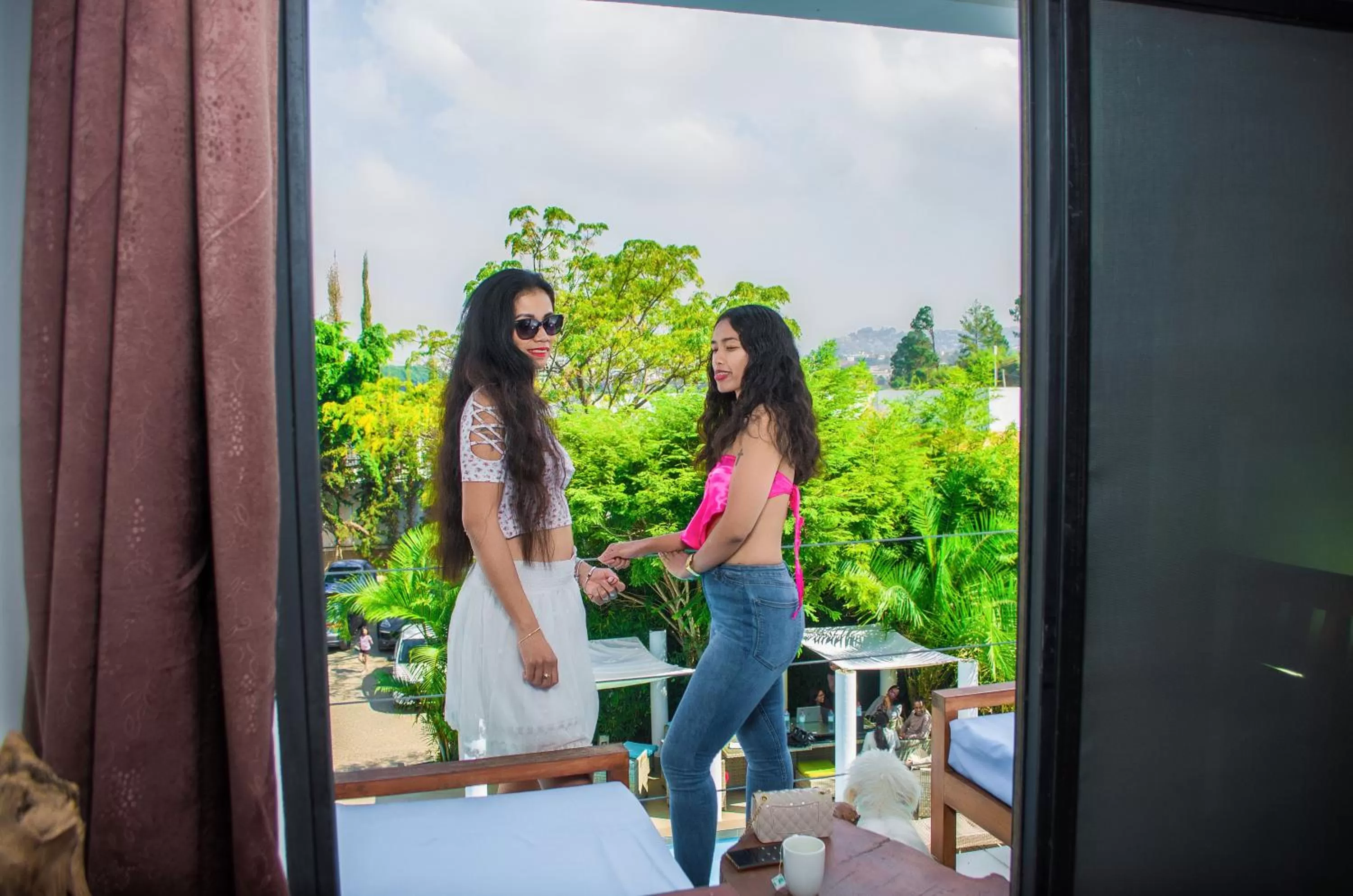Balcony/Terrace in Ikopa Hôtel Madagascar