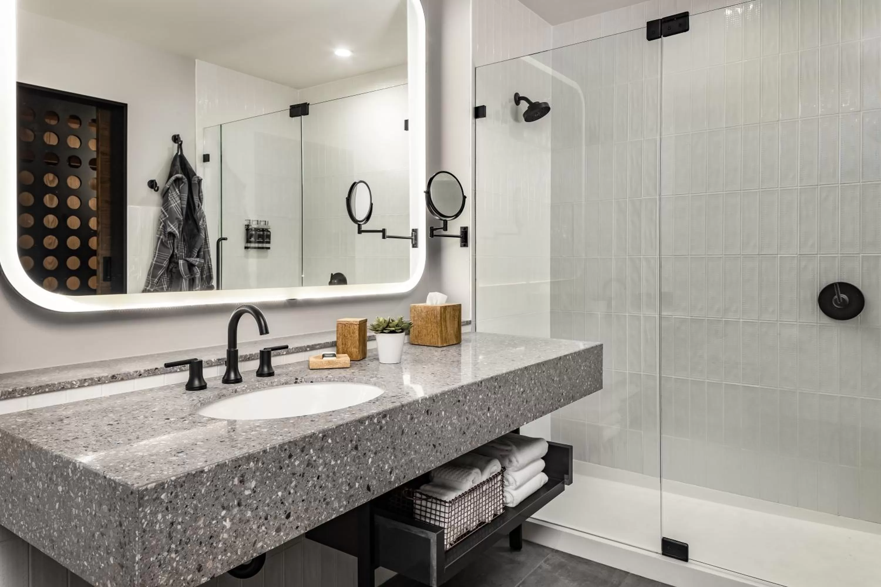 Bathroom in The Rally Hotel at McGregor Square