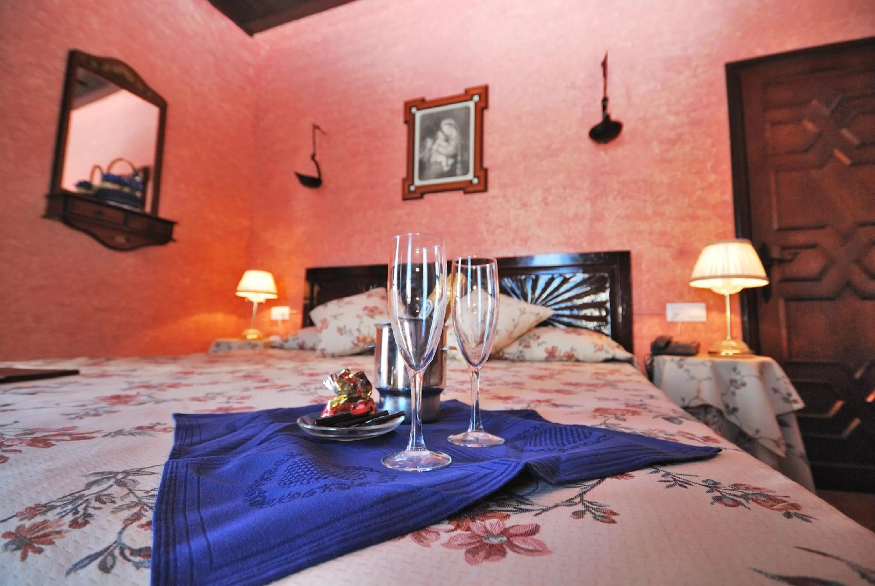 Decorative detail, Bed in Hacienda El Santiscal Adults Only