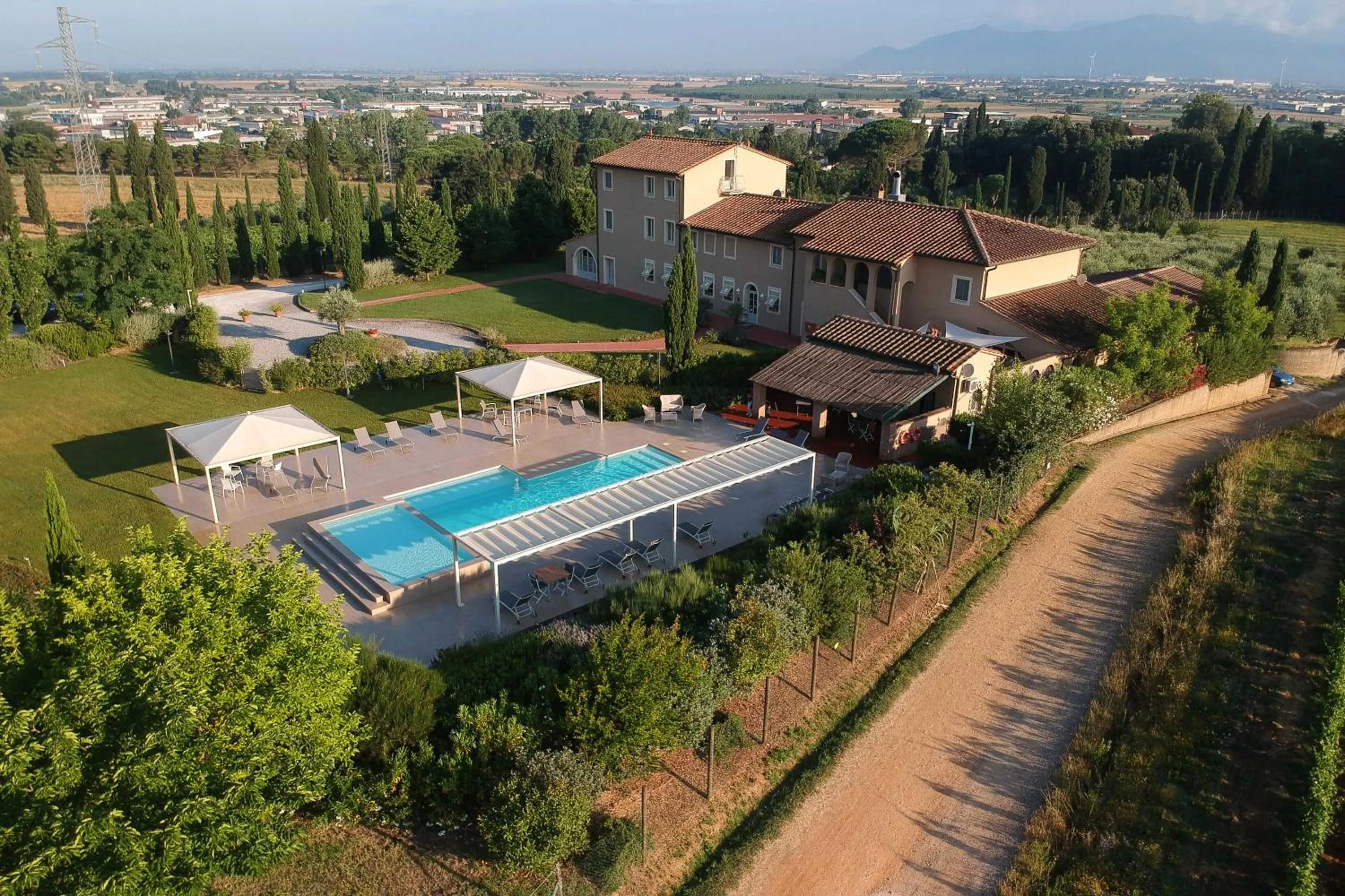 Bird's eye view in Resort Casale Le Torri