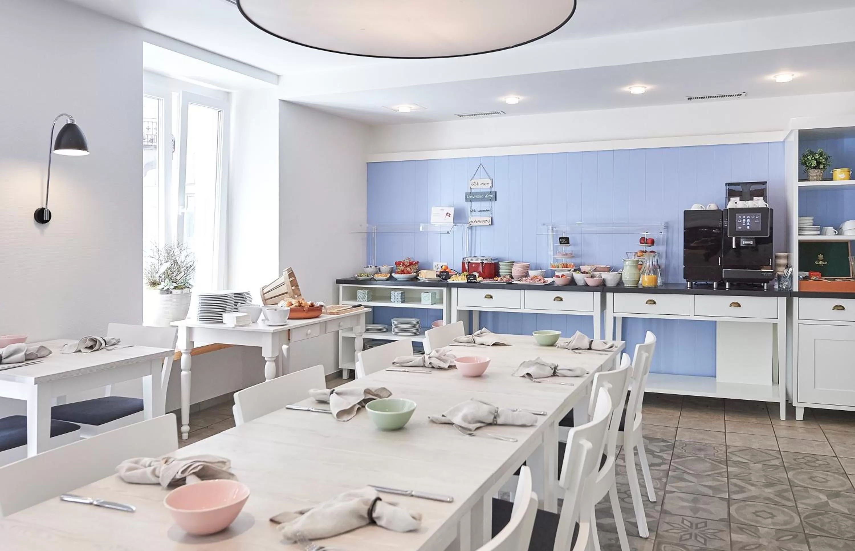 Dining area in Hotel Central Luzern
