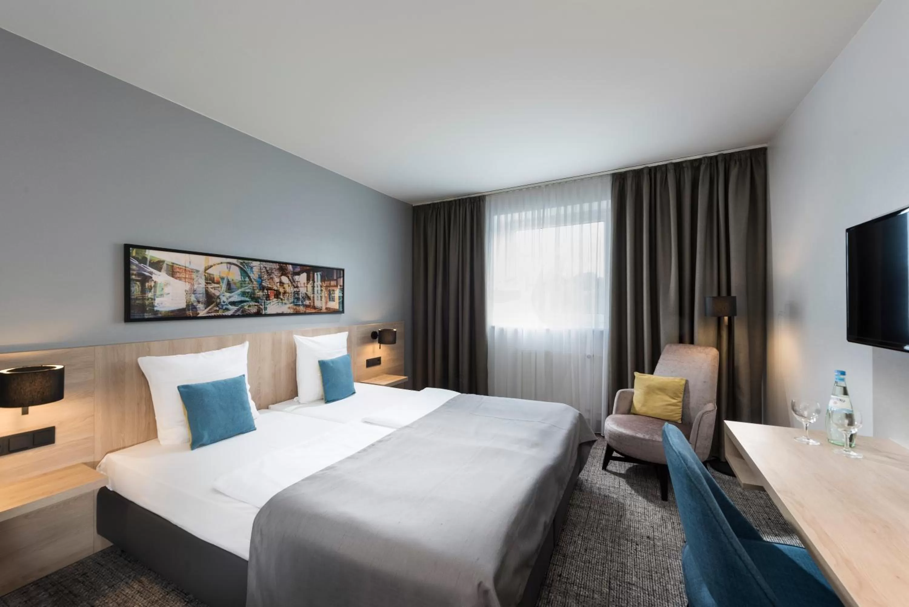 Bedroom, Bed in Ramada by Wyndham Flensburg City