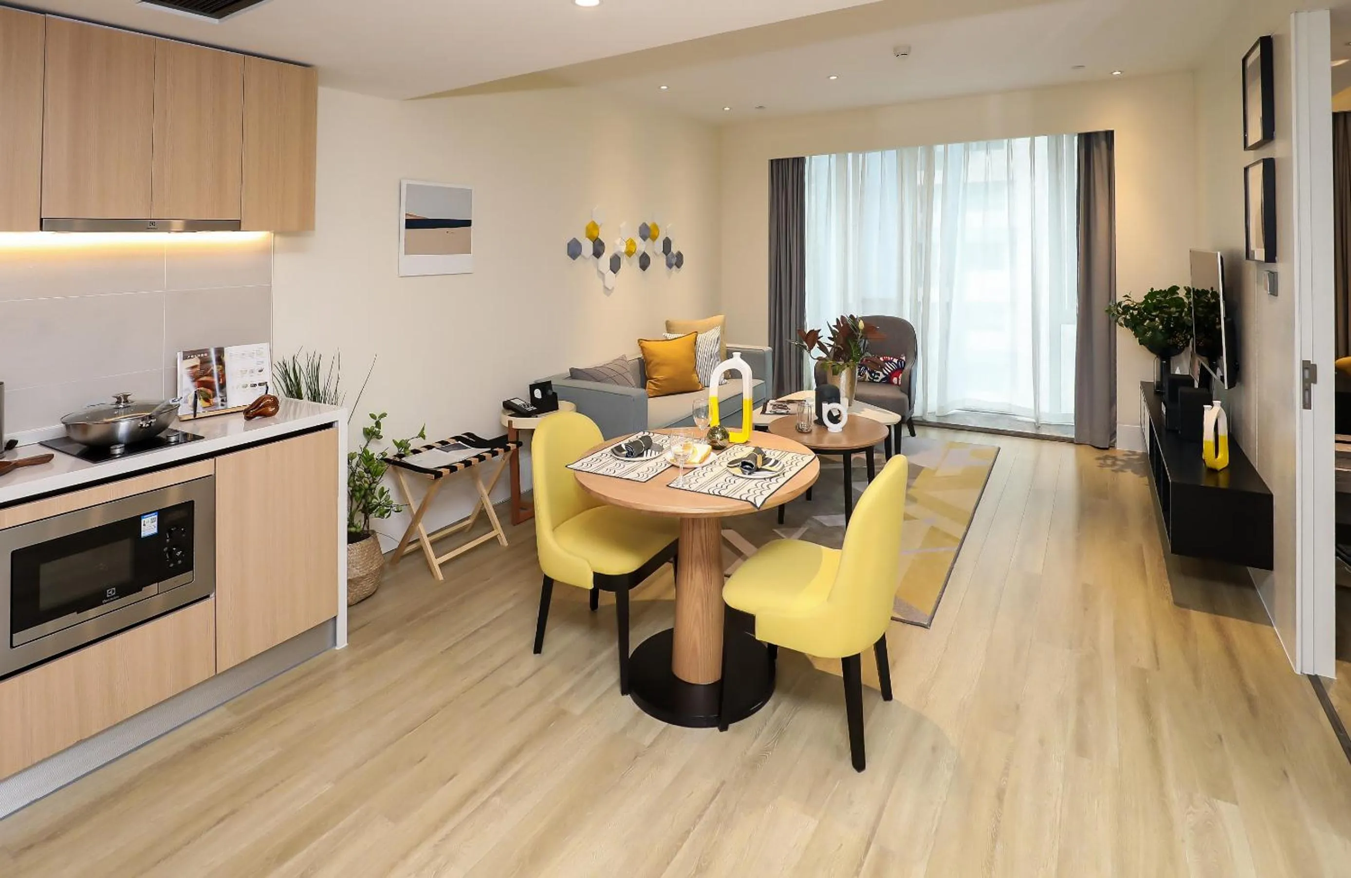 Dining area in Citadines Gaoke Liangjiang Chongqing