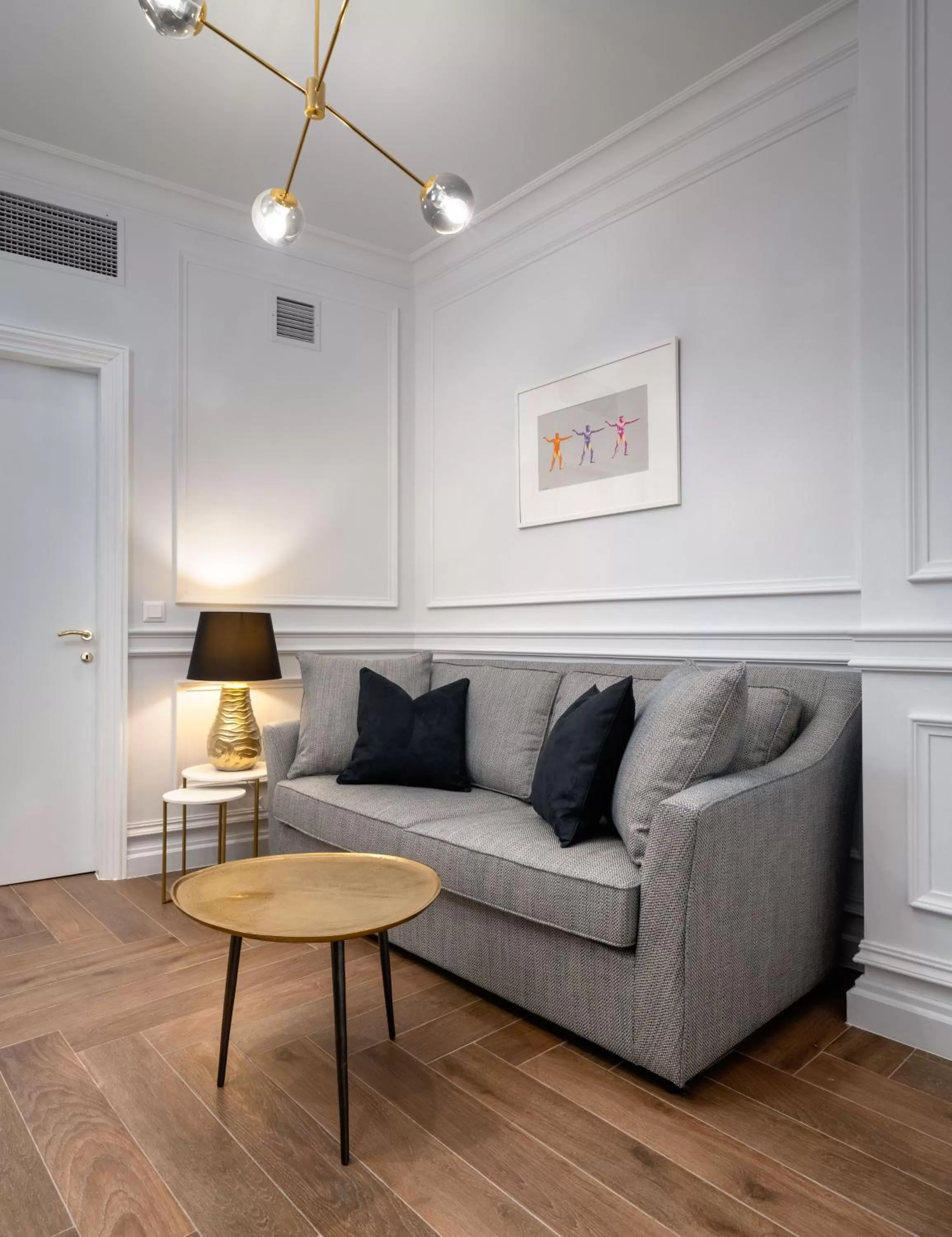 Living room in Praxitelous Luxury Suites