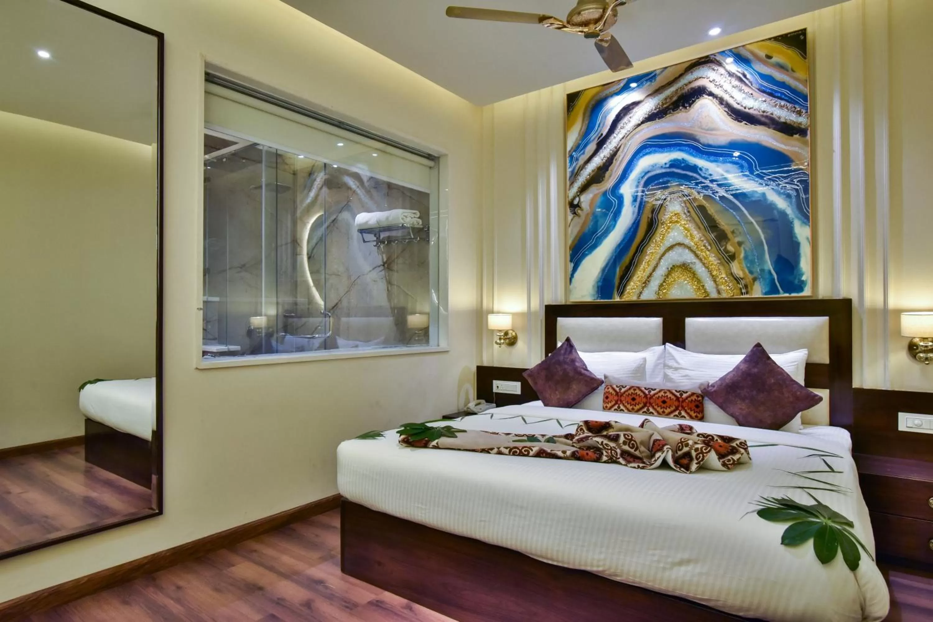 Photo of the whole room, Bed in Hotel BR Grand -Near Golden Temple