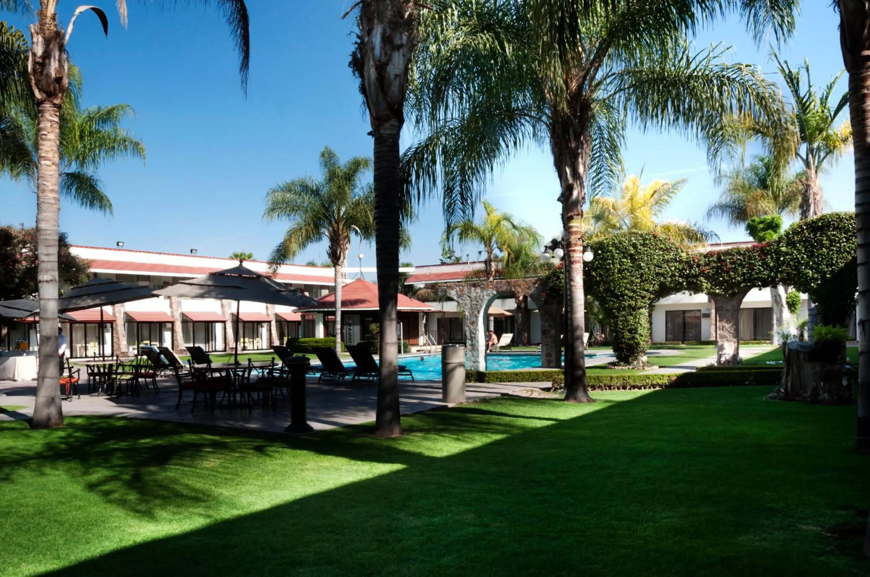 Garden in Real de Minas Poliforum