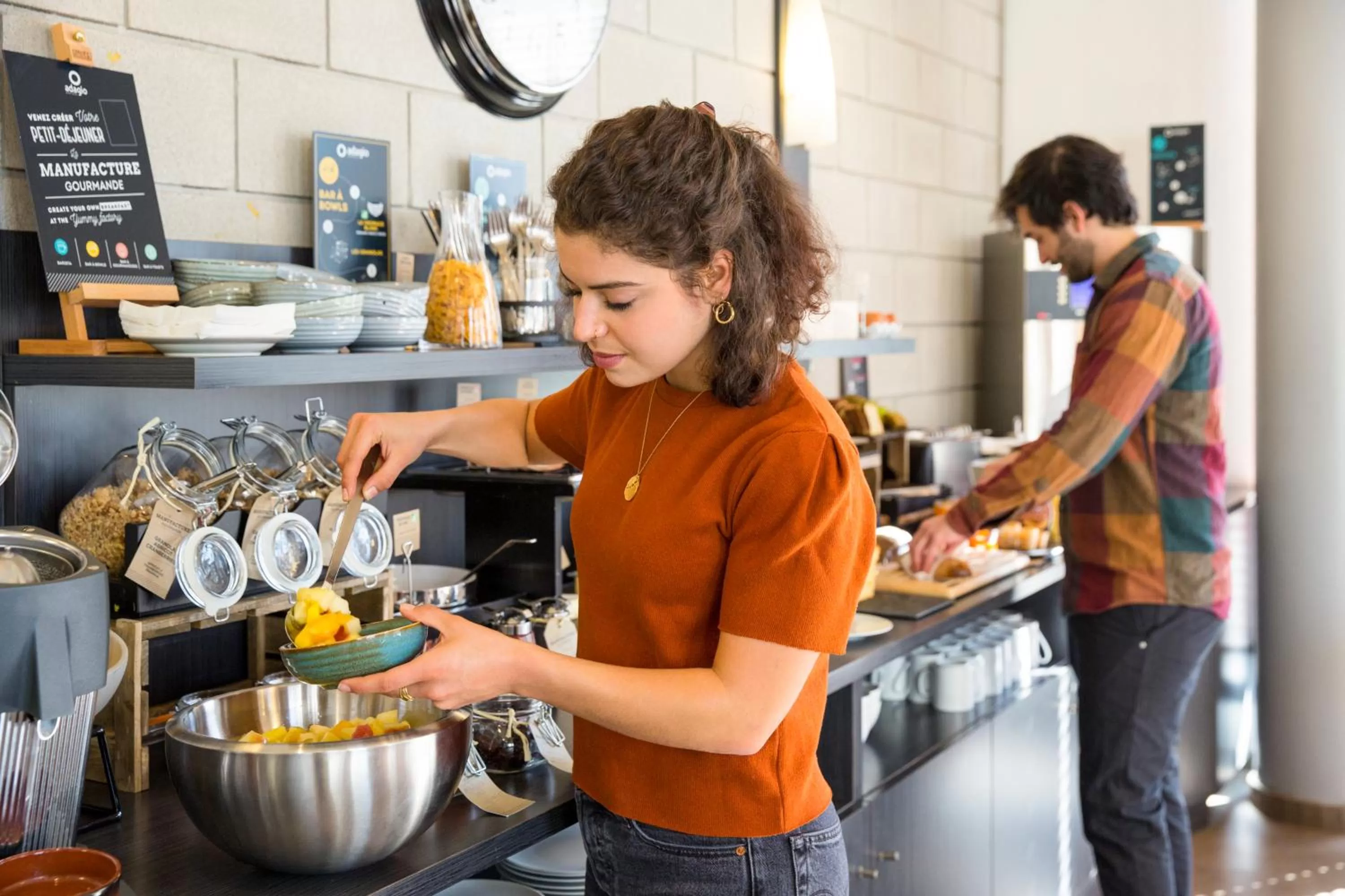 Breakfast in Aparthotel Adagio Annecy Centre
