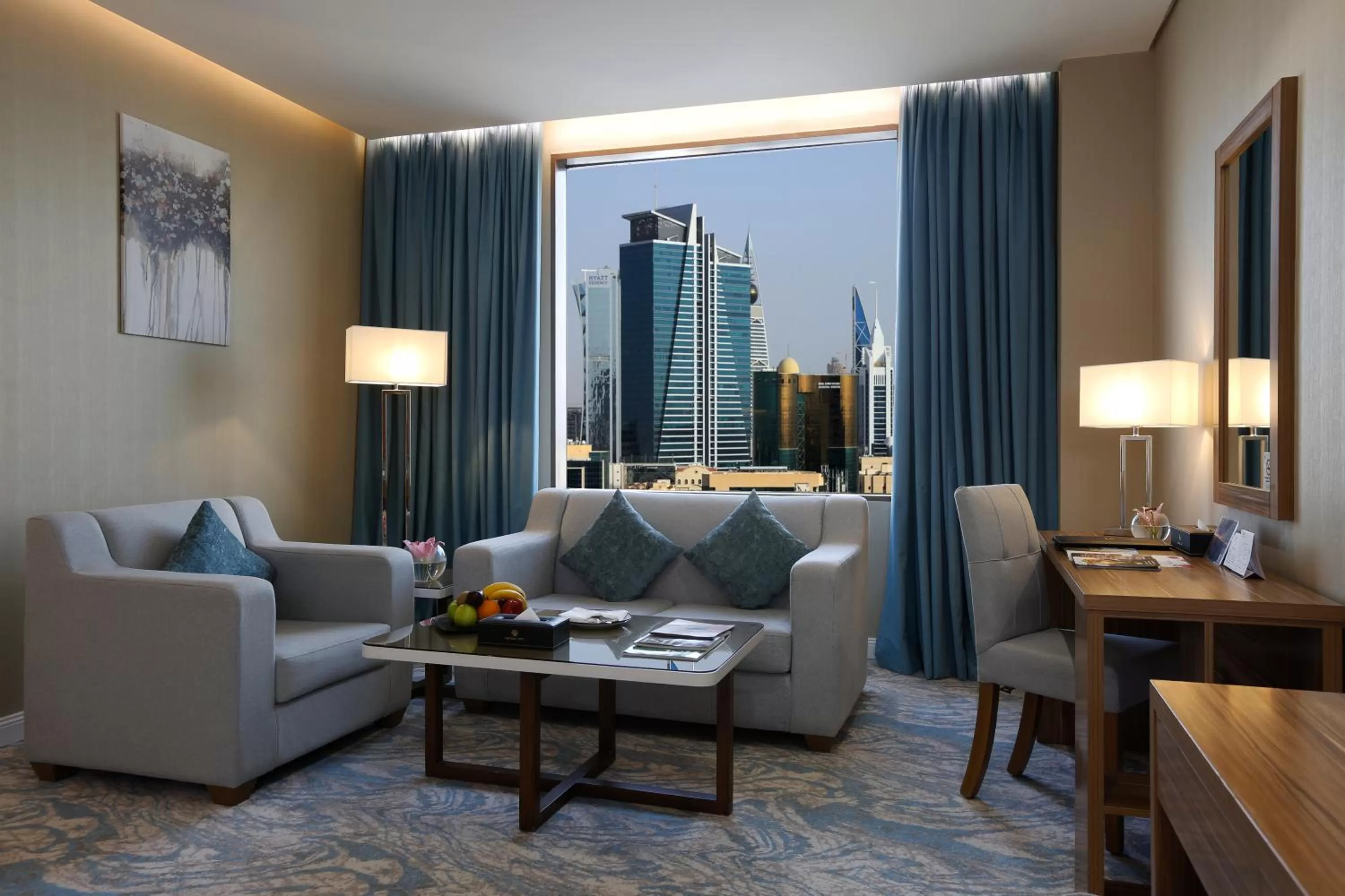 Seating area in Cantonal Hotel by Warwick