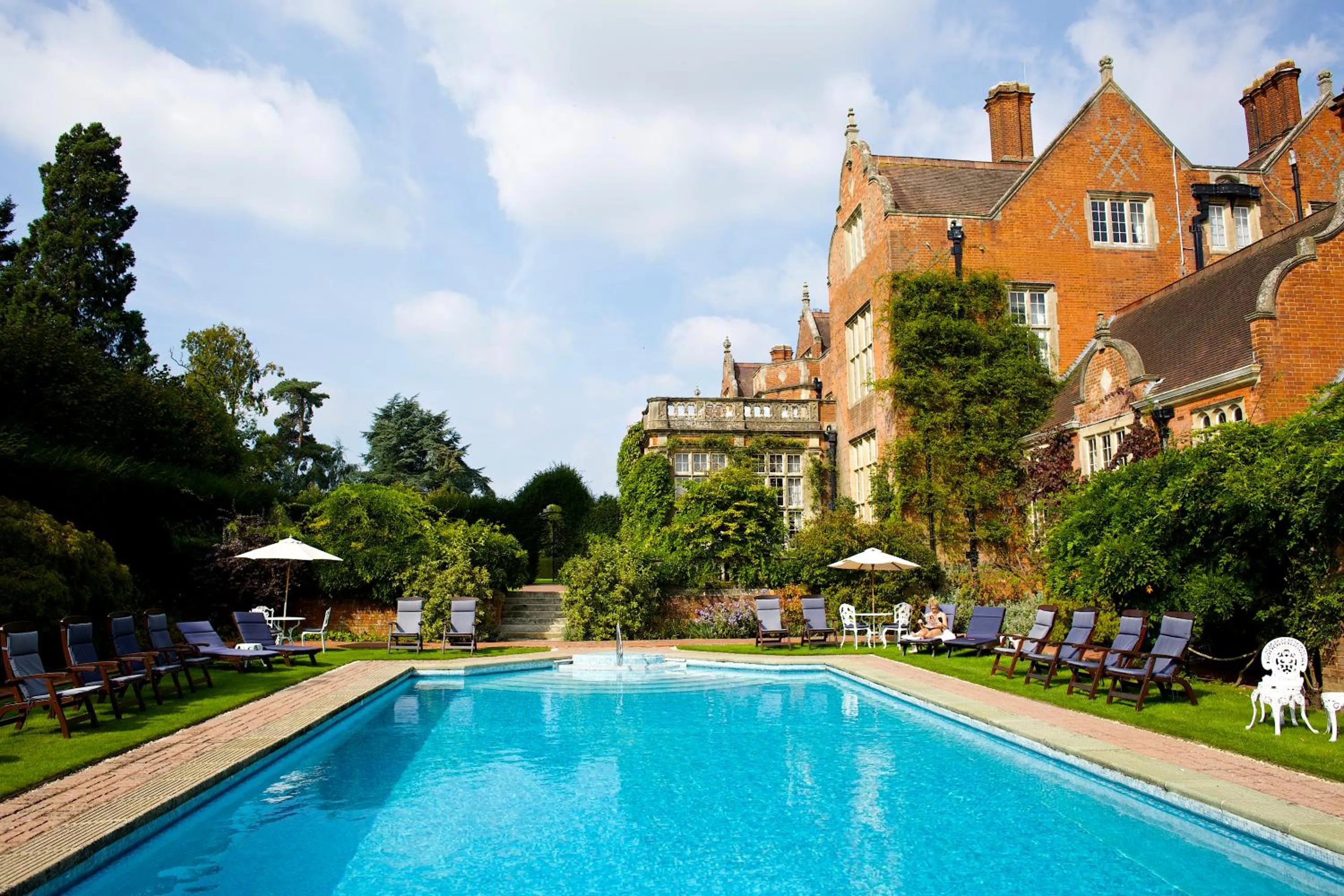 Swimming pool in Tylney Hall Hotel