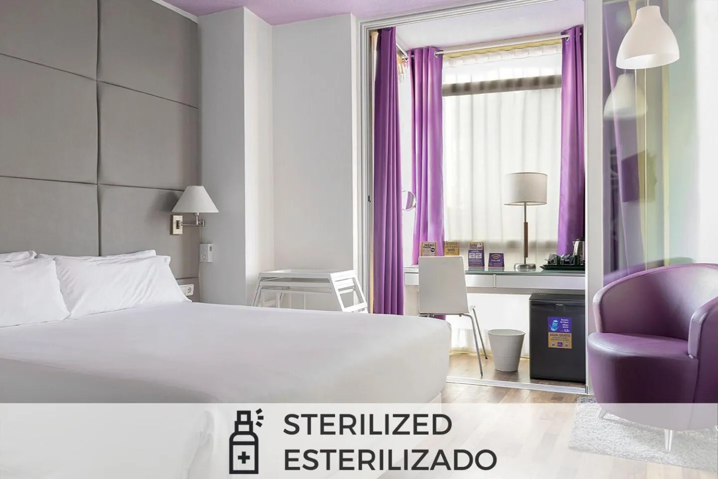 Photo of the whole room, Bed in Erase un Hotel