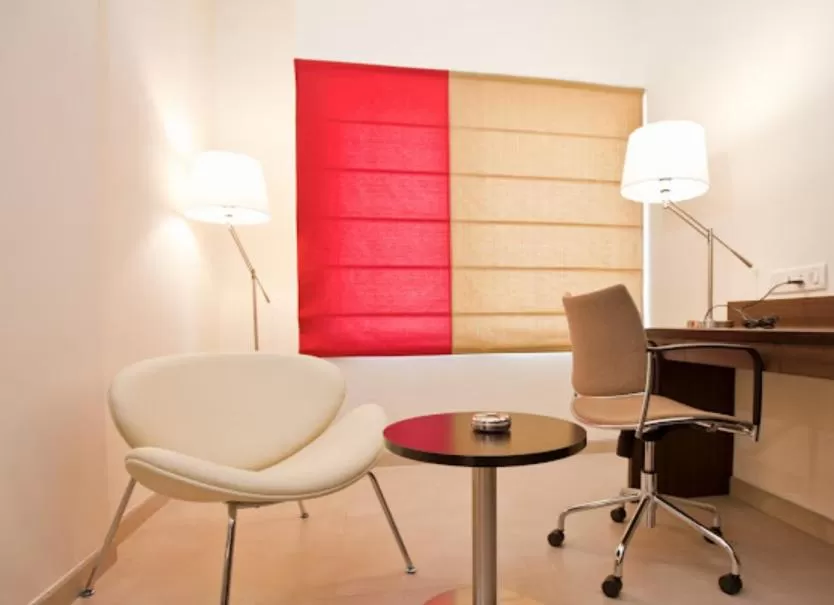 Seating area in Mallige Residency