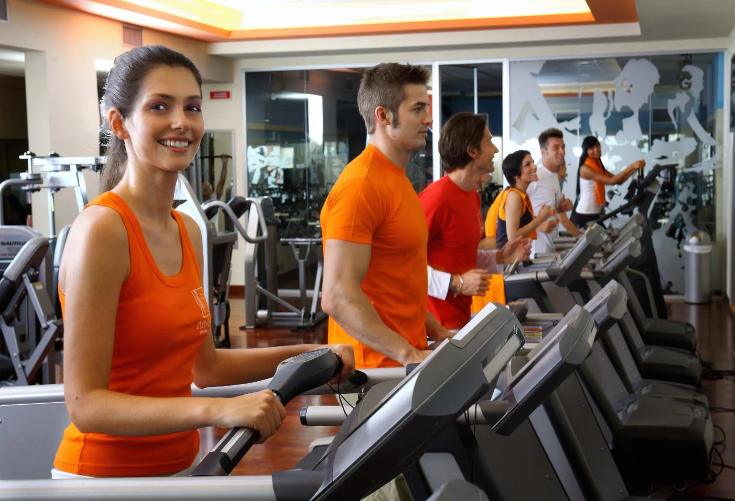 Fitness centre/facilities in Hotel Fontana Olente