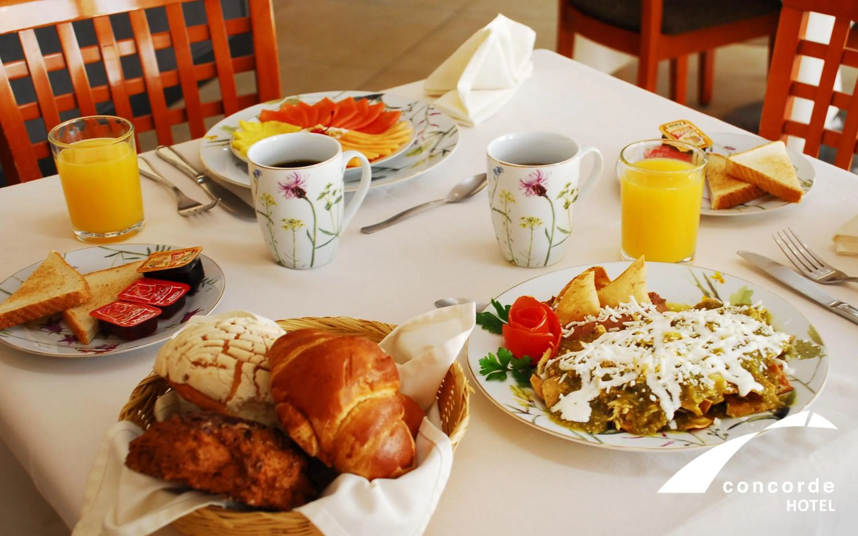 Breakfast in Hotel Concorde Toluca