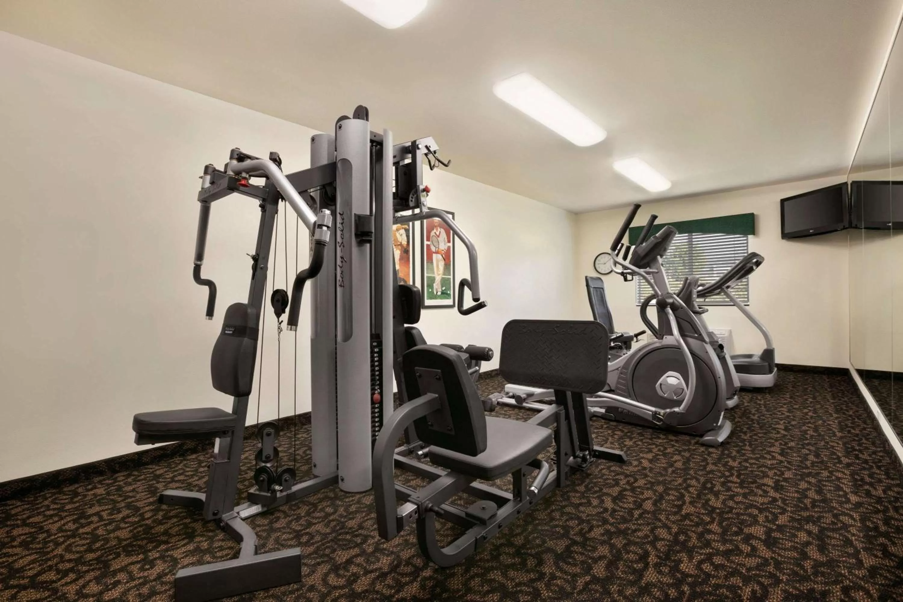Fitness centre/facilities in Travelodge by Wyndham Low Moor Near Covington
