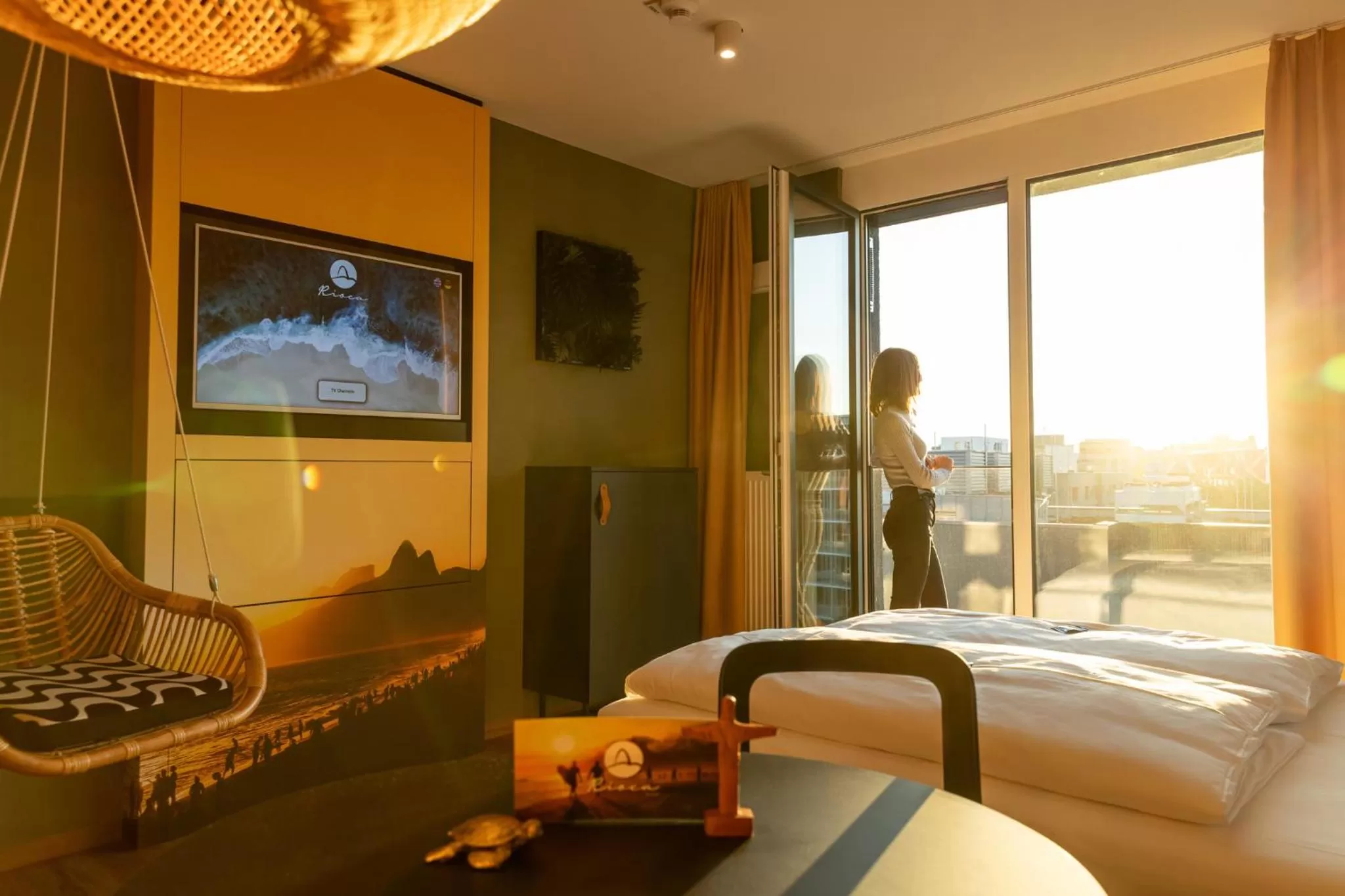 View (from property/room), Bed in Rioca Munich Posto 3