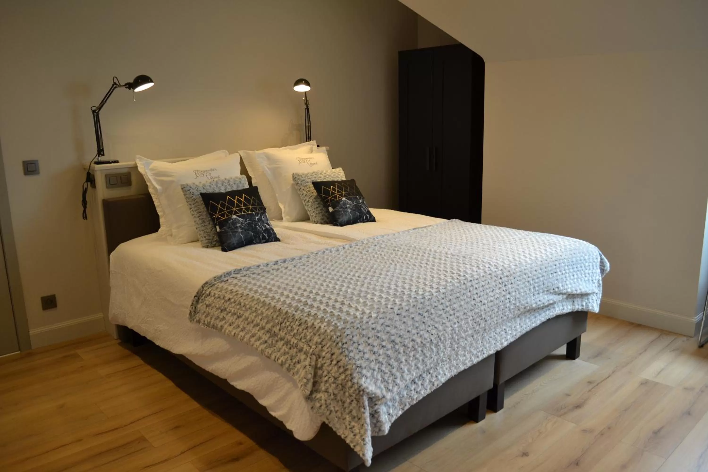 Bed in B&B Allegambe's Goed