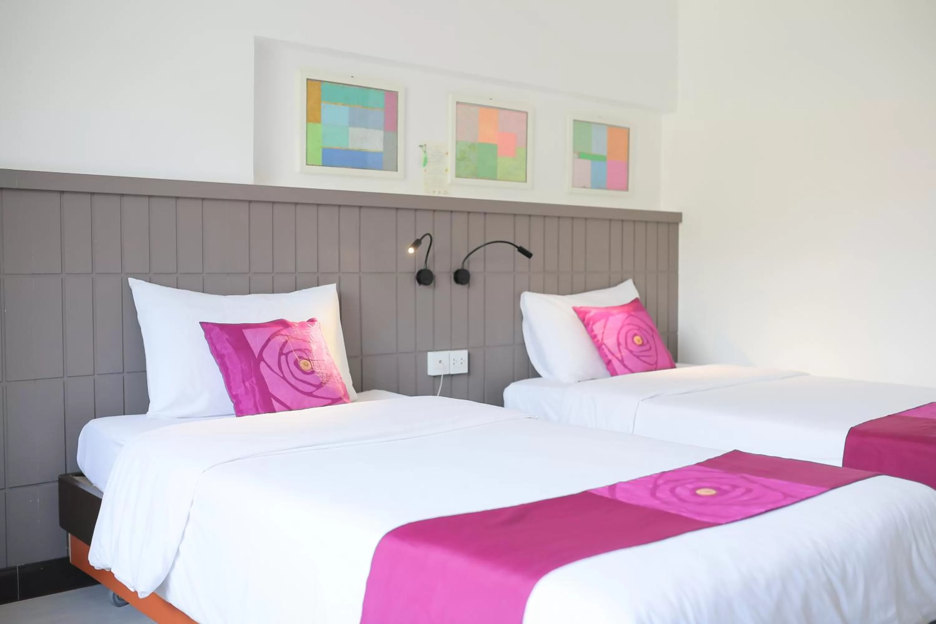 Bed in The Mantrini Chiang Rai