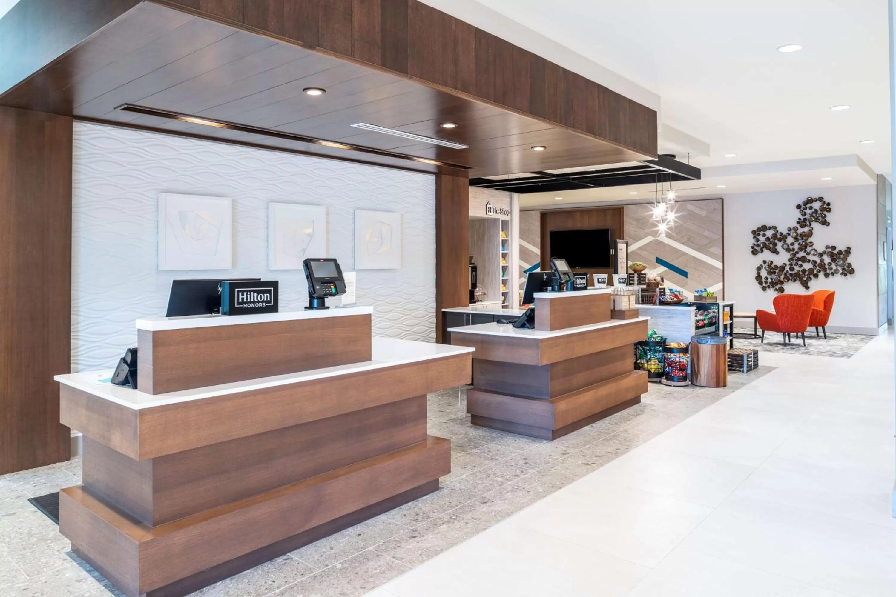 Lobby or reception in Hilton Garden Inn Brunswick