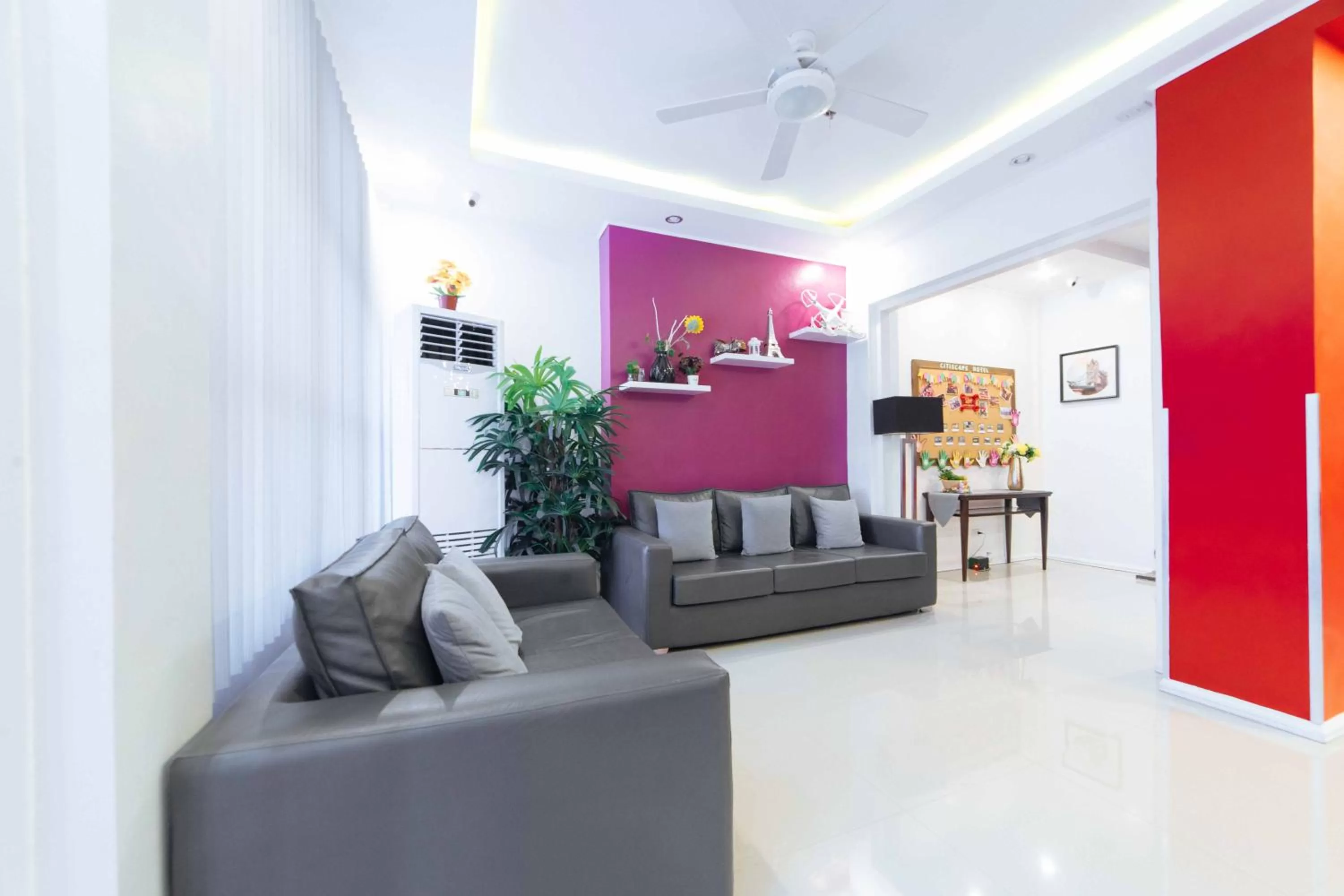 Living room in RedDoorz Plus near SM Lanang Davao