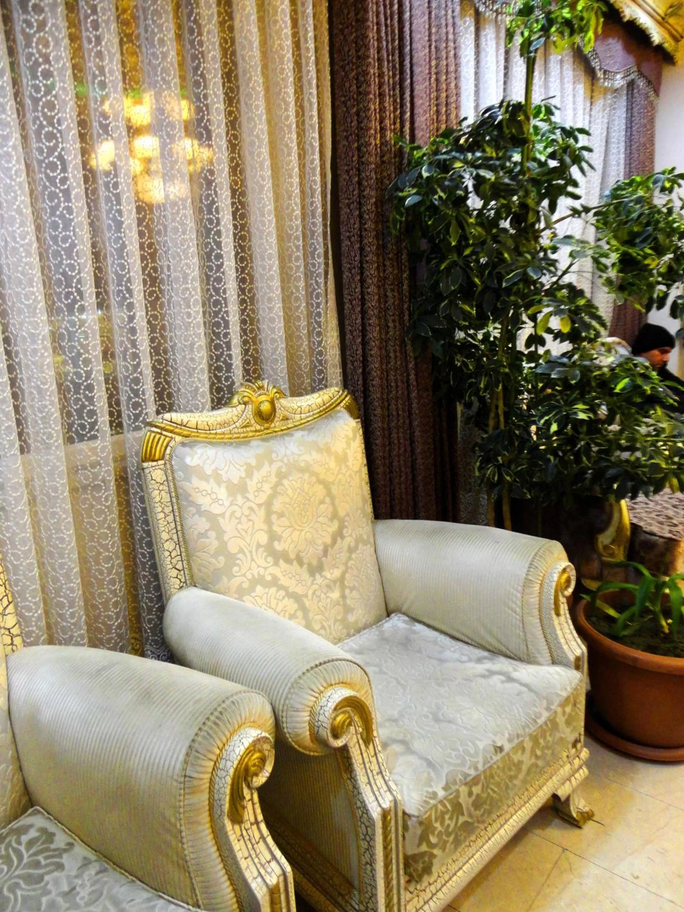 Lobby or reception in Basileus Hotel