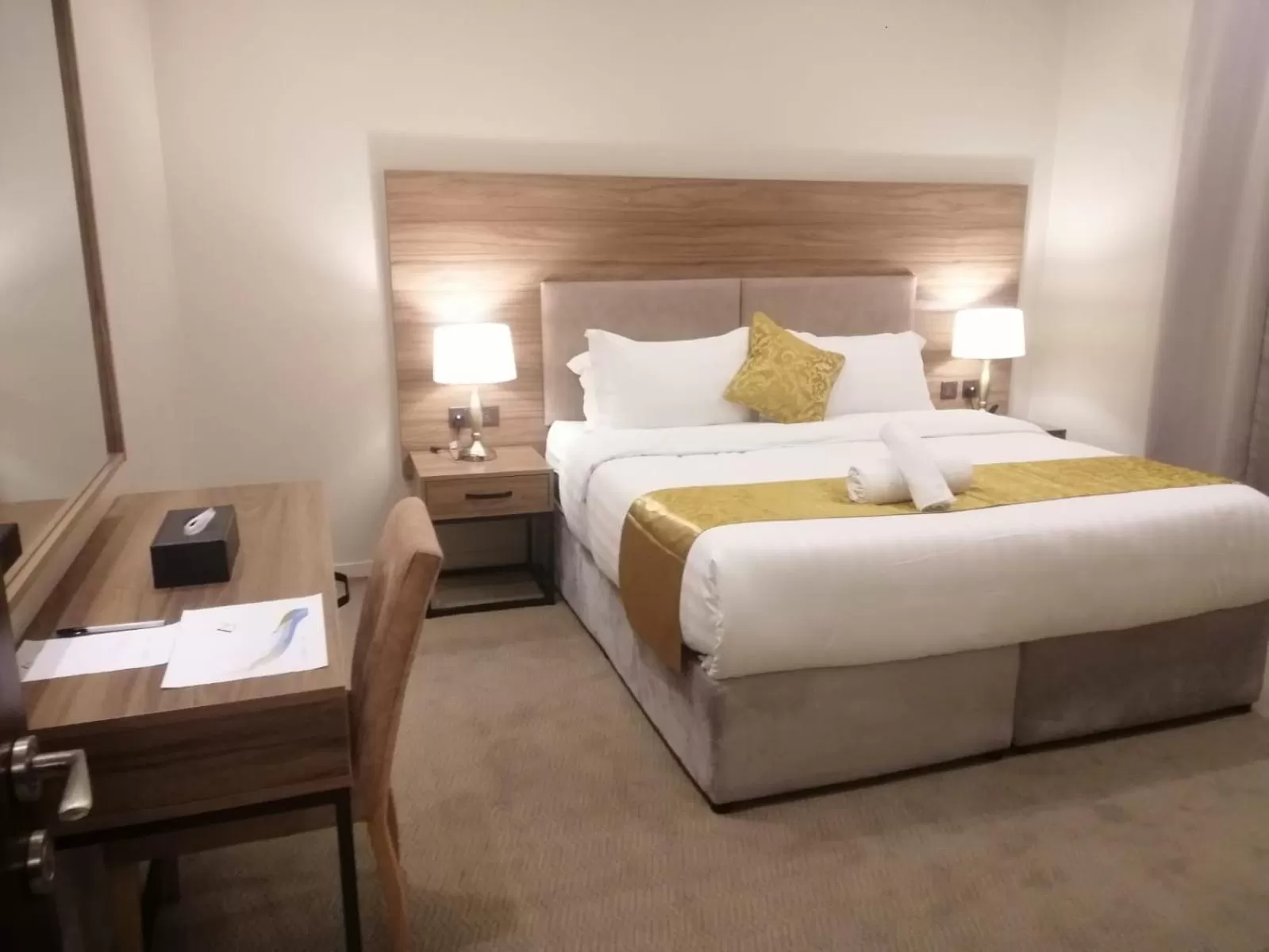 Bed in Vital House Apartments