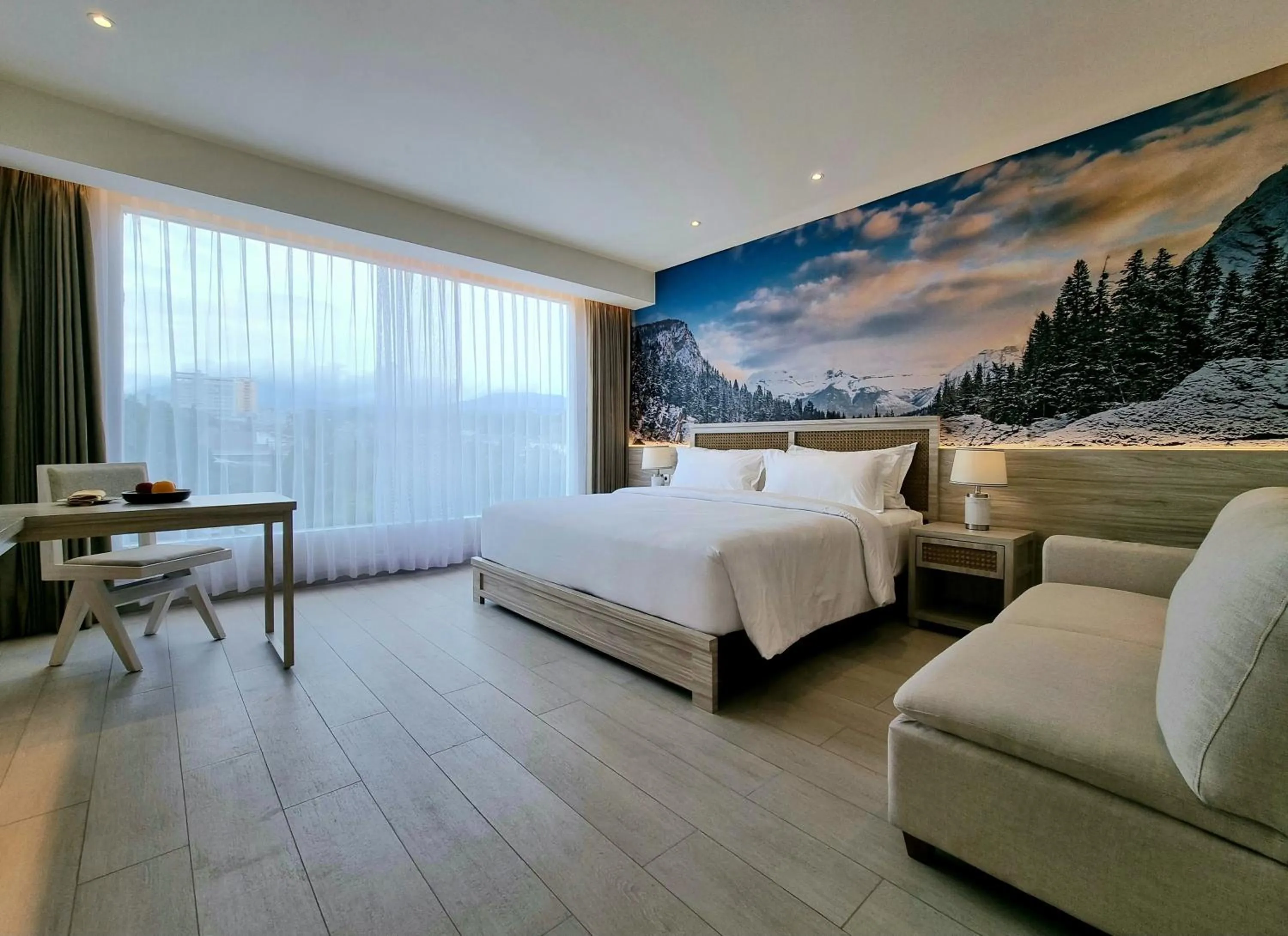 Bedroom, Bed in Hemangini Hotel Bandung