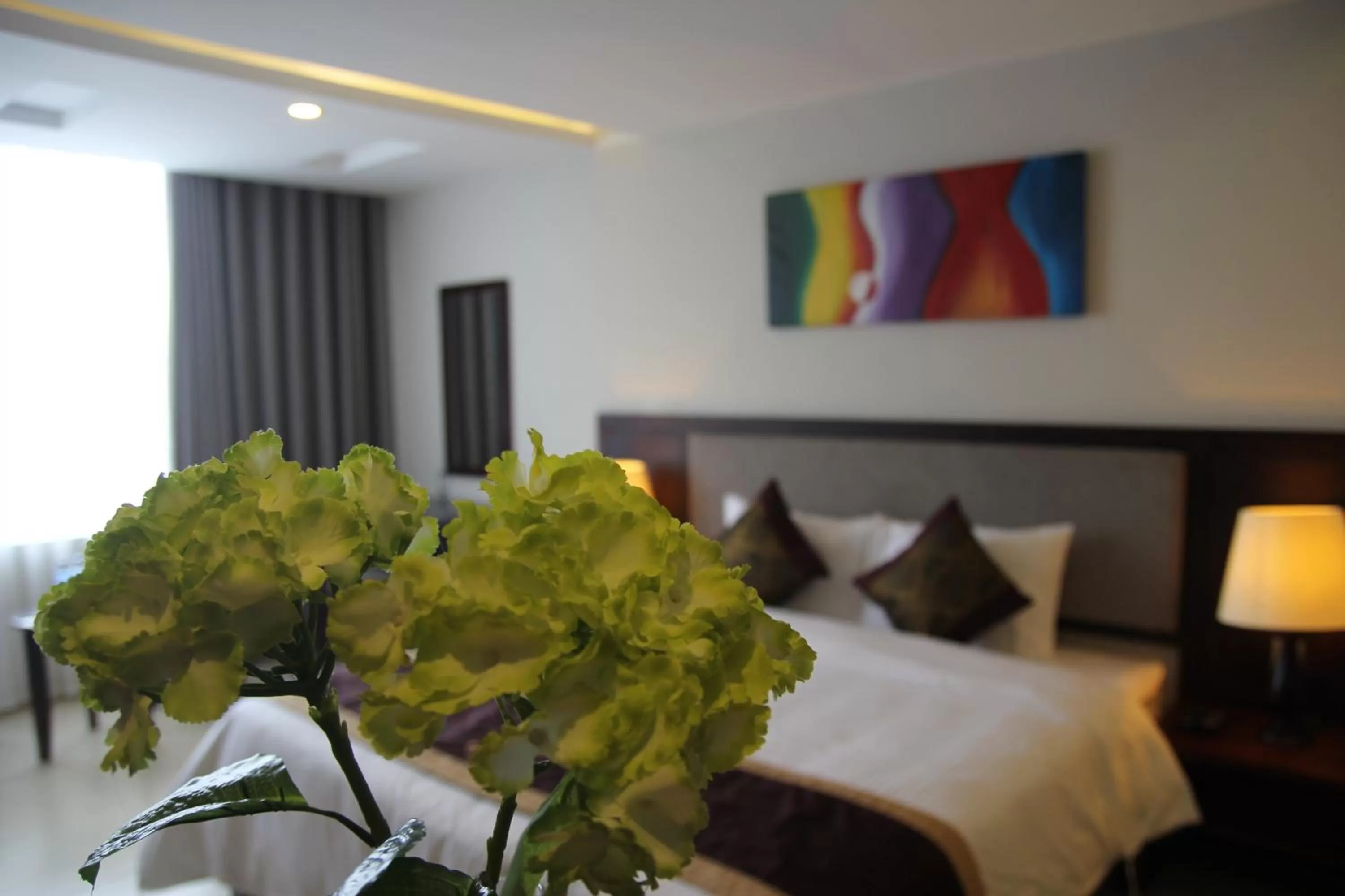 Photo of the whole room, Bed in Golden Quang Tri Hotel