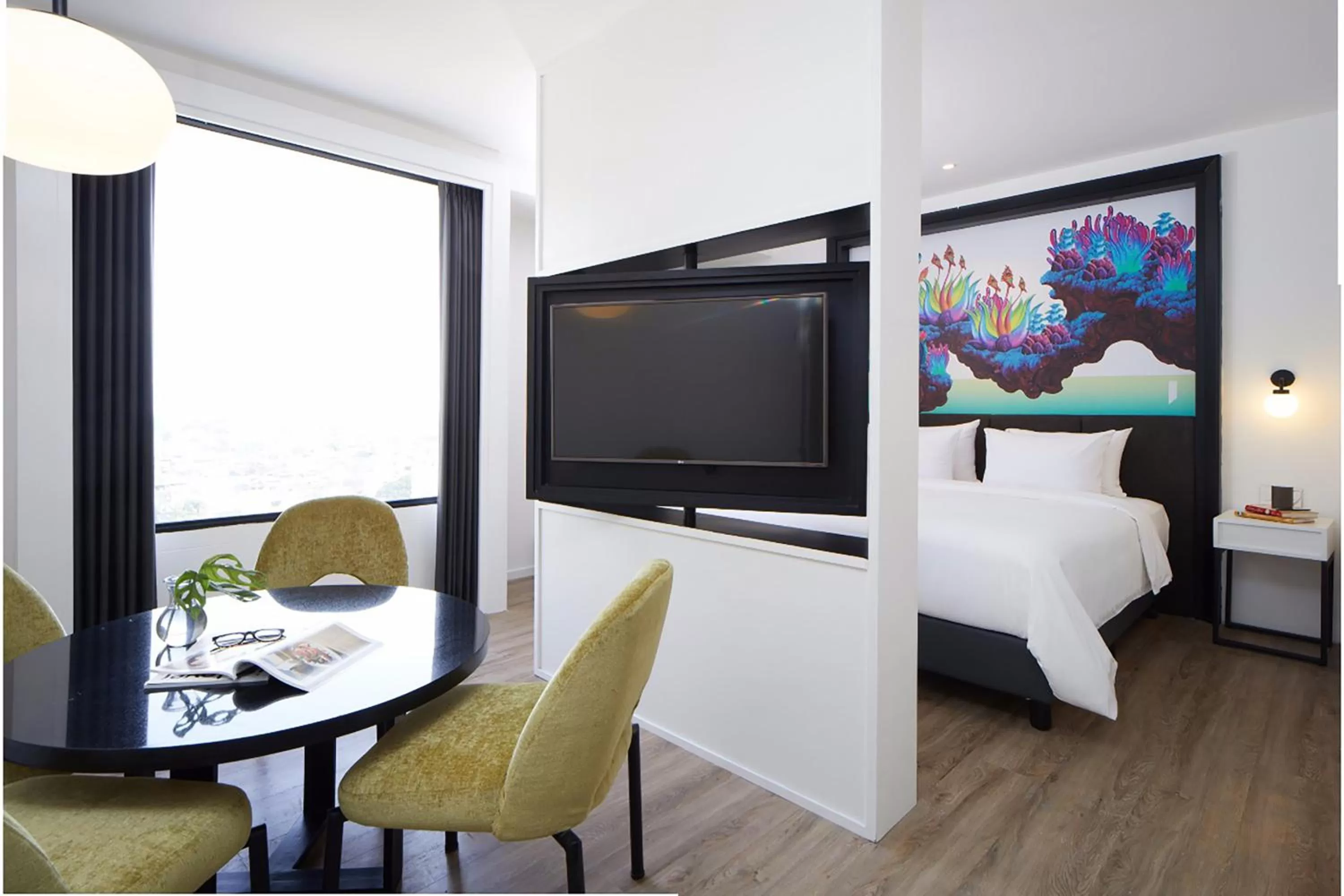 Decorative detail, Bed in de Braga, ARTOTEL Curated