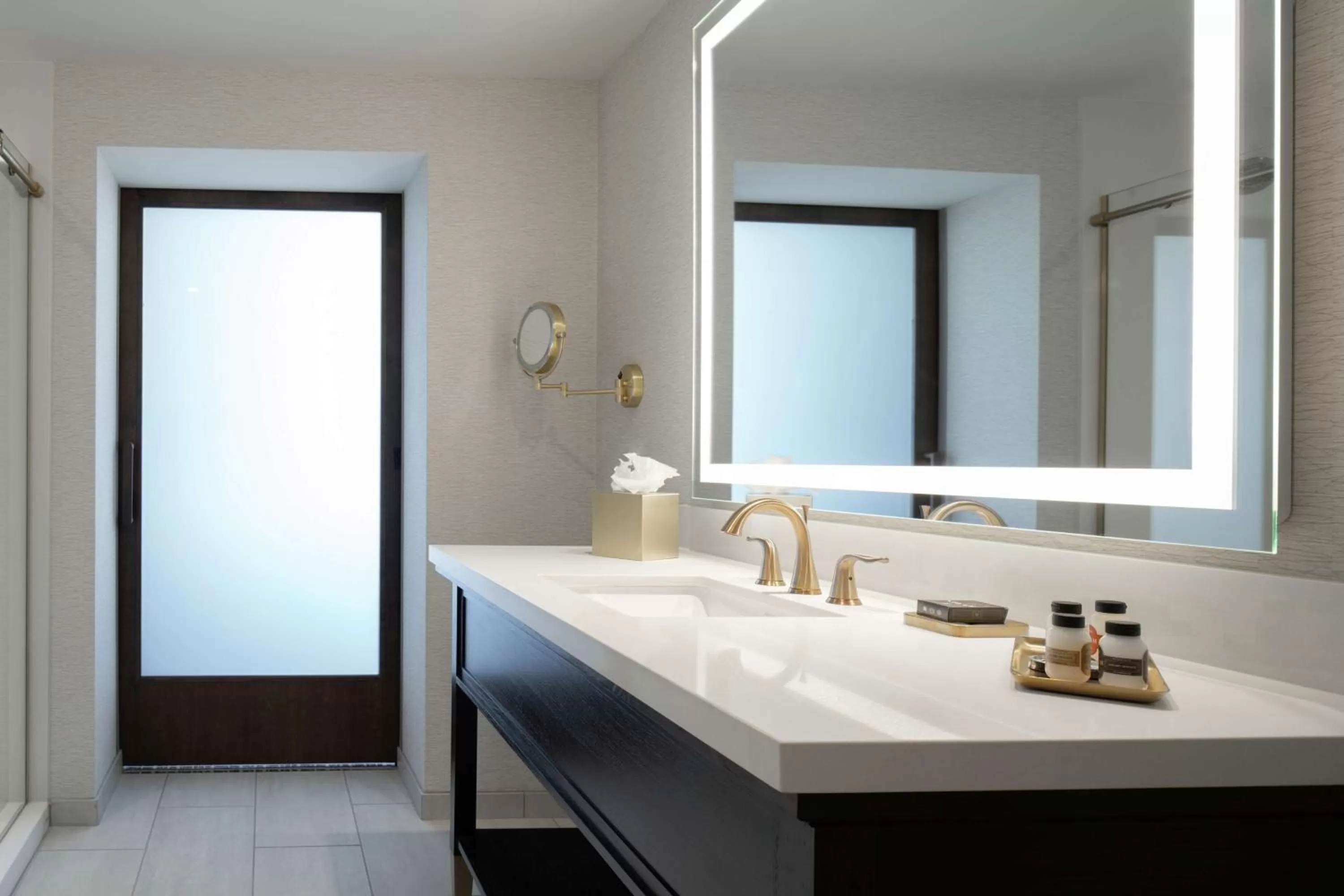 Bathroom in The Axis Moline Hotel, Tapestry Collection By Hilton