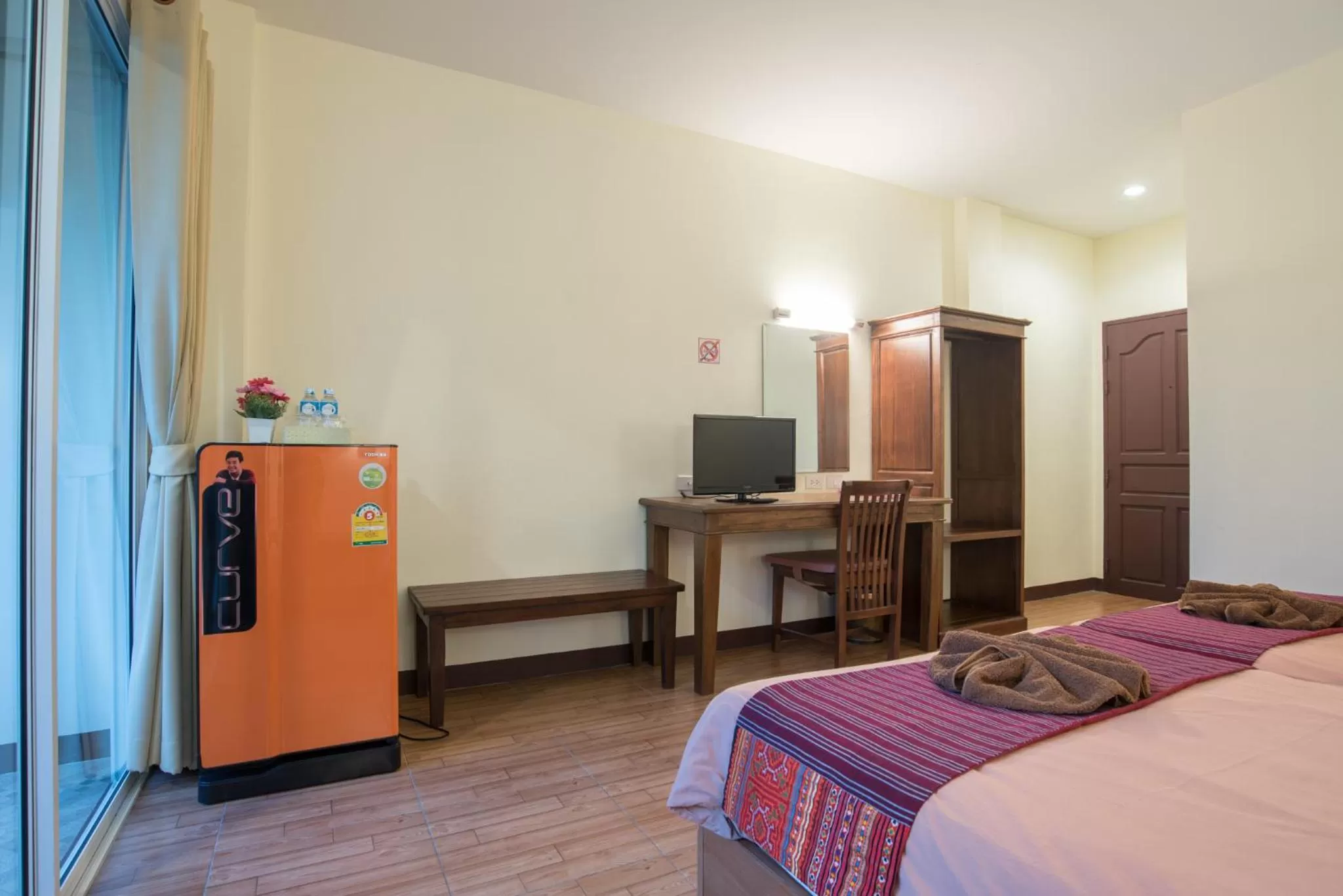 Bed in Riverside House Hotel