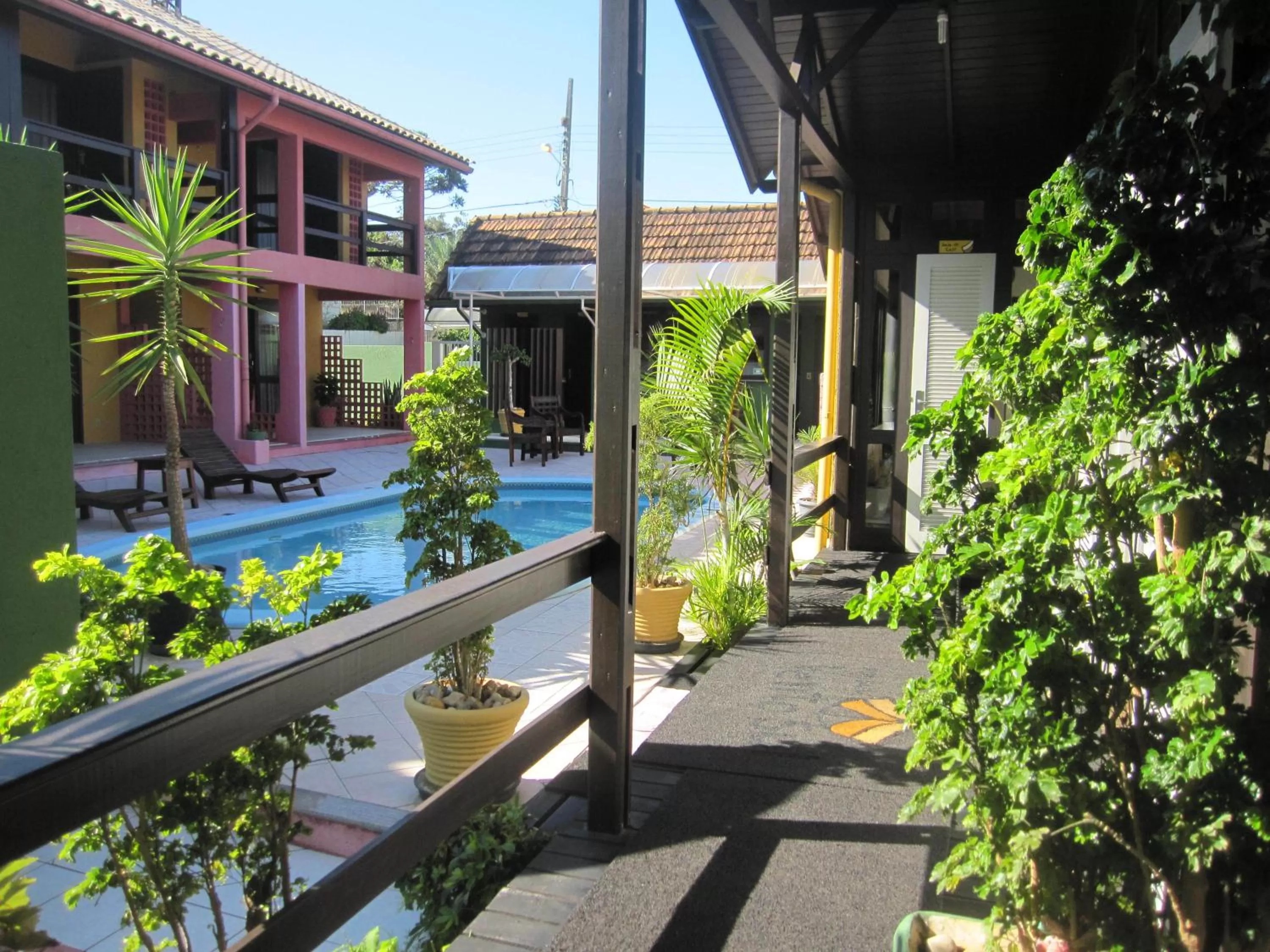 Balcony/Terrace in Pousada Vento Sul