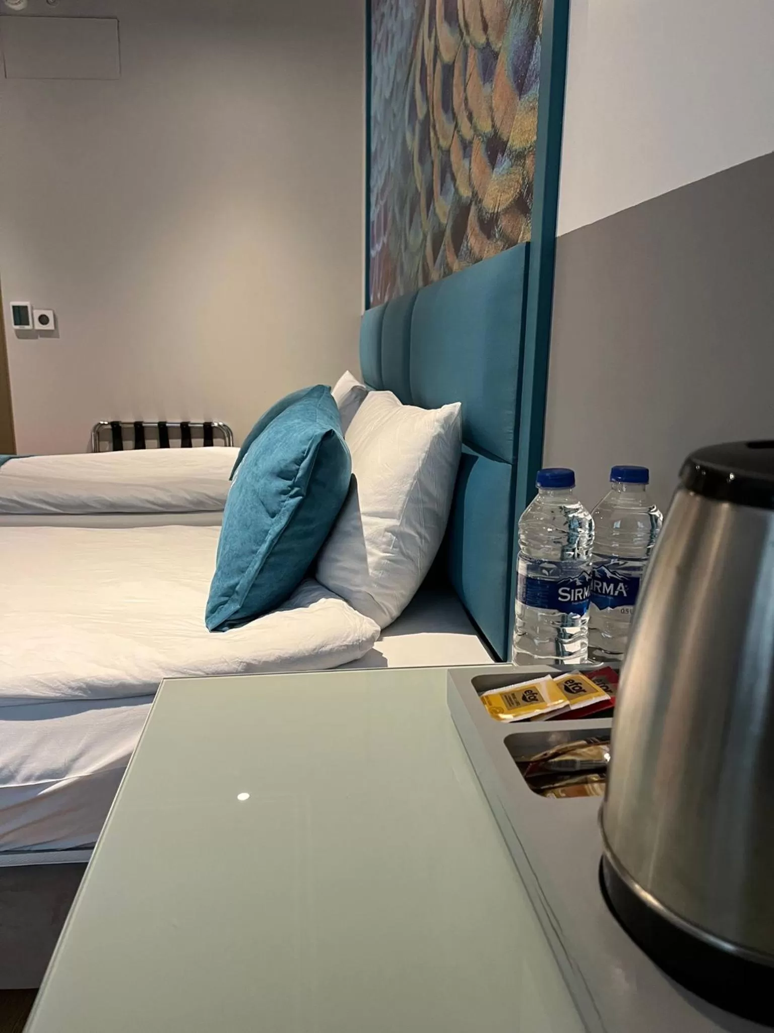 Bed in Royal Galata Hotel