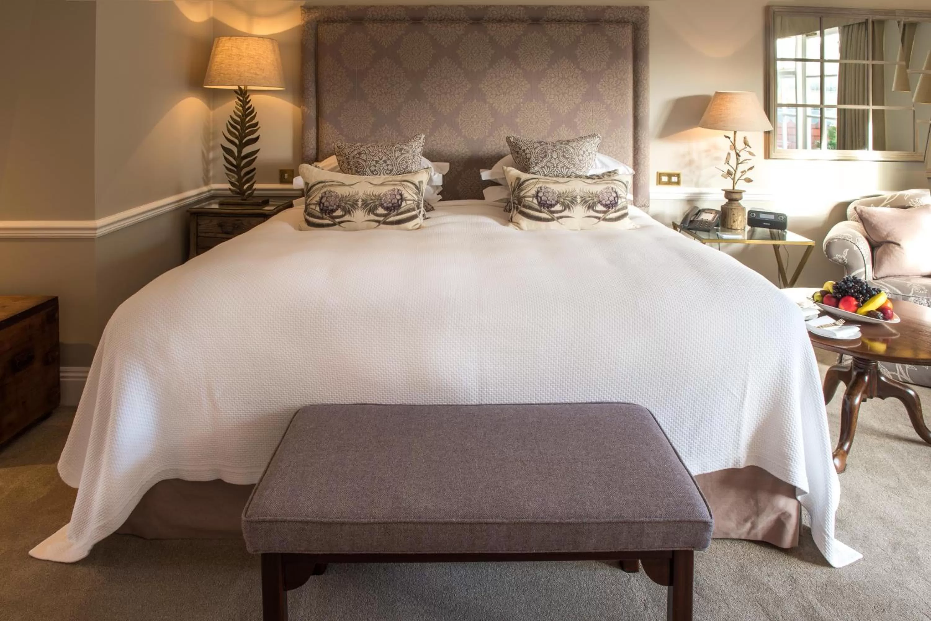 Bed in Chewton Glen Hotel - an Iconic Luxury Hotel