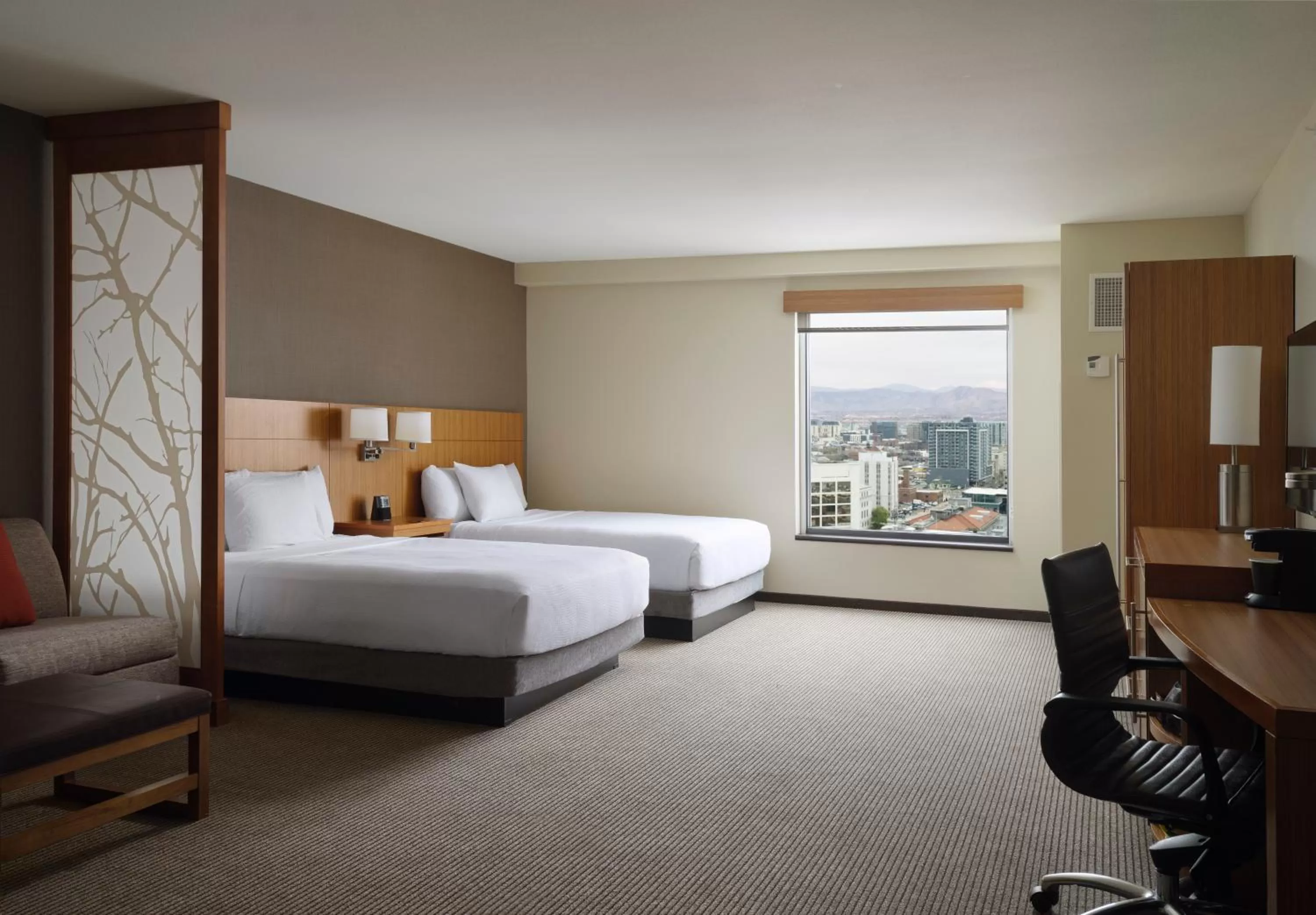 View (from property/room), Bed in Hyatt Place Denver Downtown