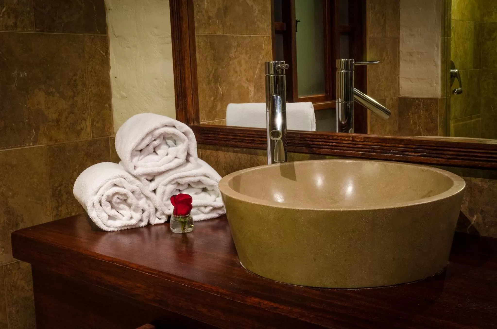 Bathroom in Hotel Hacienda Abraspungo