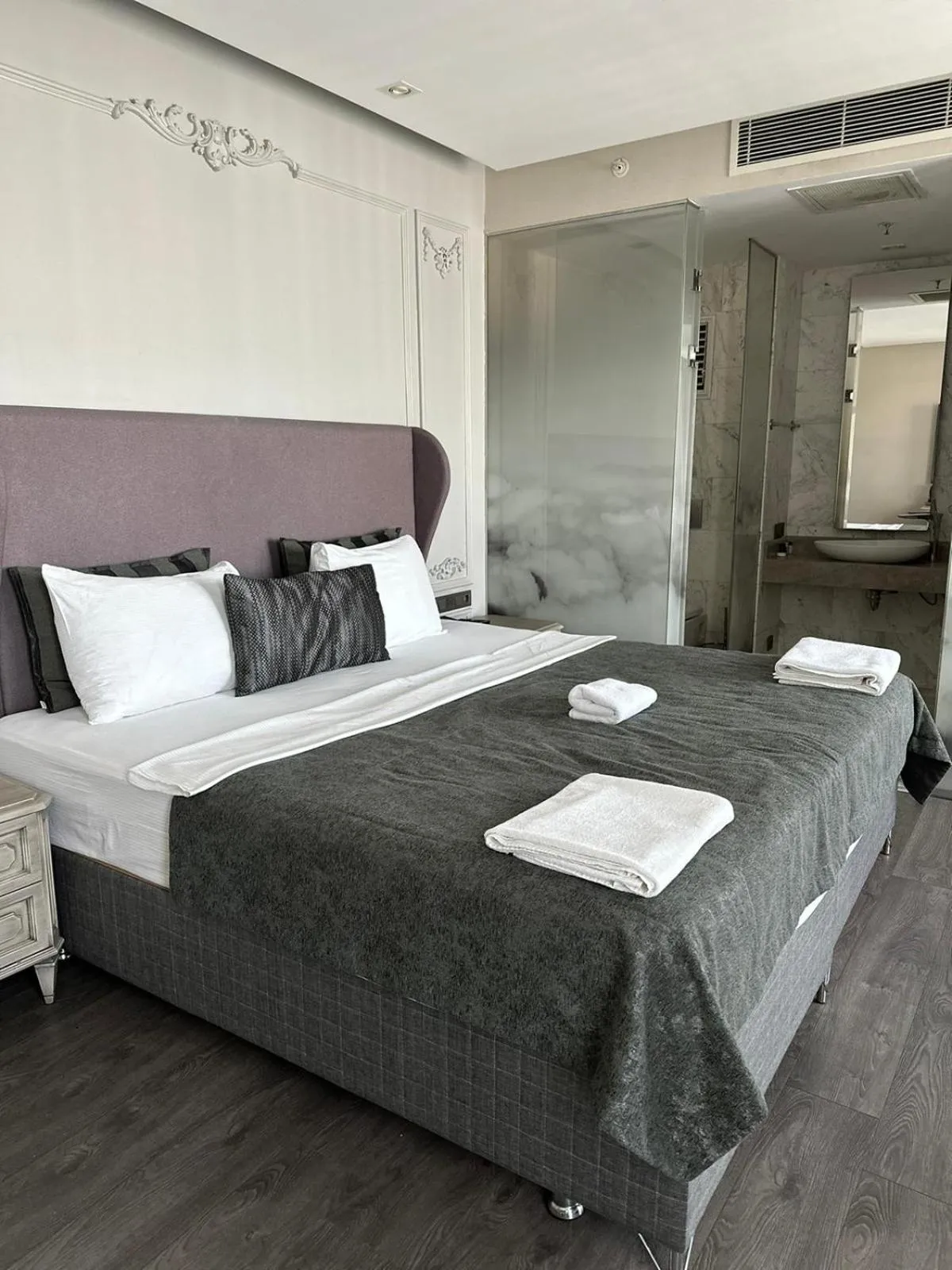 Bed in TK Taxim Bosphorus Hotel