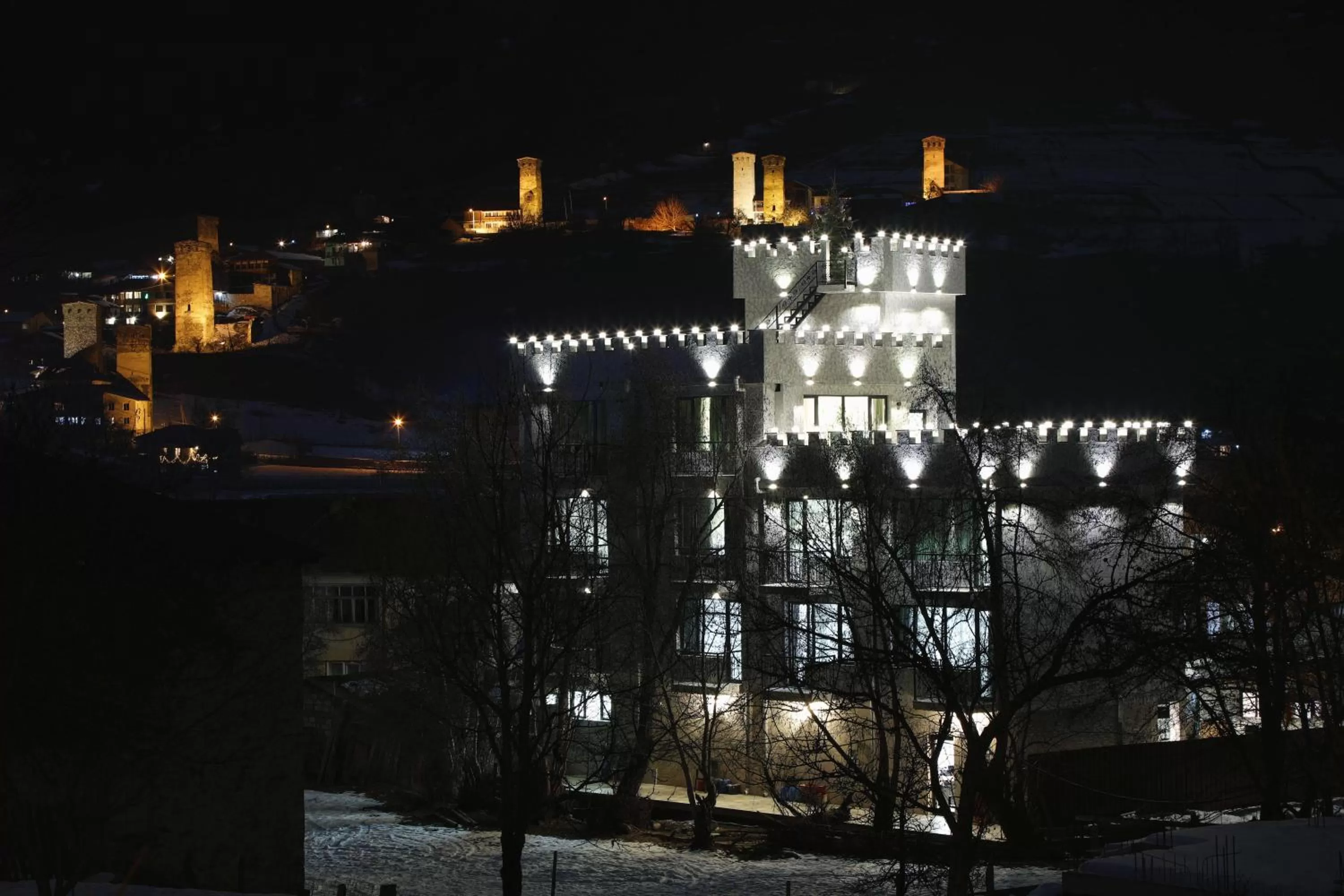 Property building, Winter in Sunset Terrace Mestia