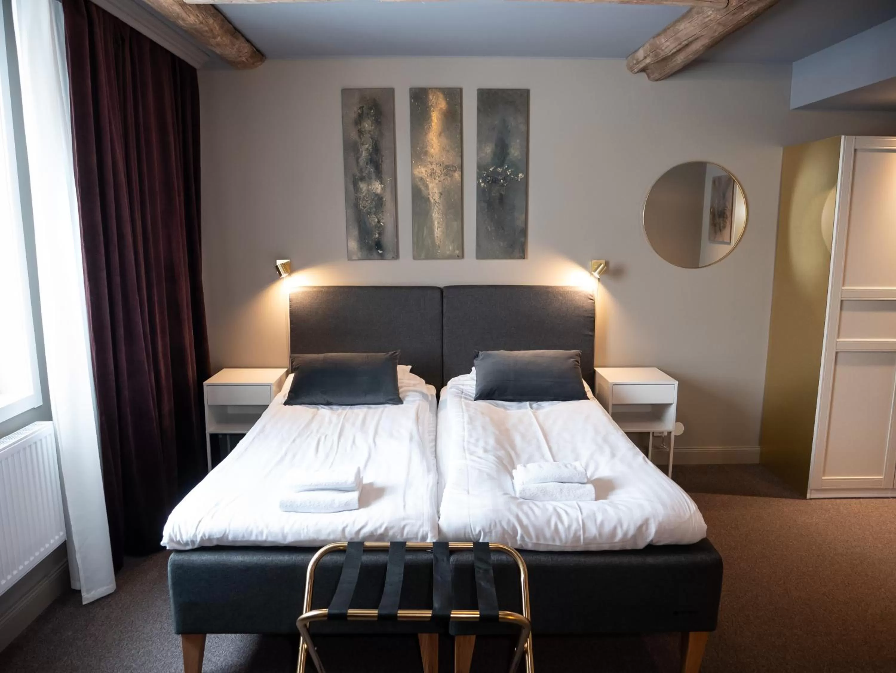 Bed in Hotell Gamla Staden