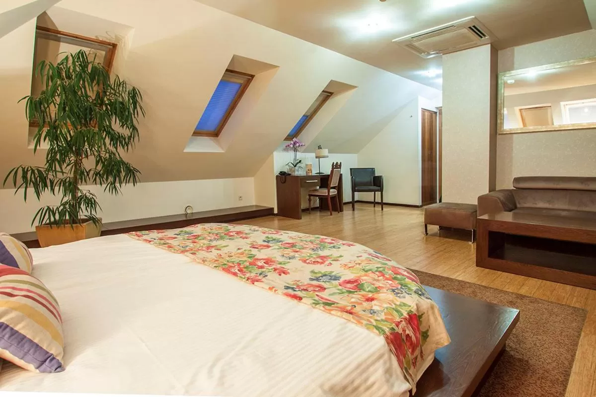 Seating area, Bed in Chochołowy Dwór