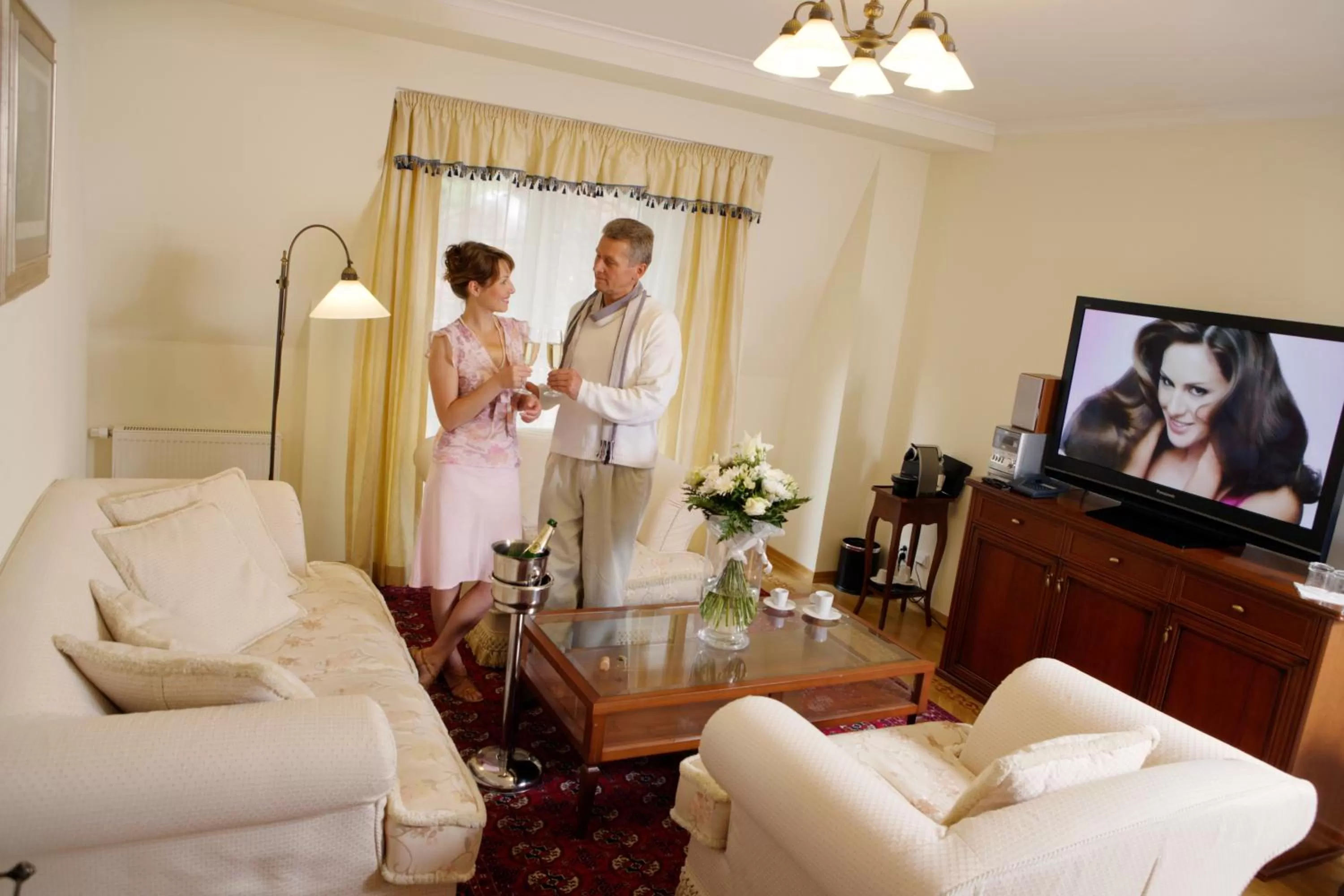 Living room in Spa Hotel Schlosspark