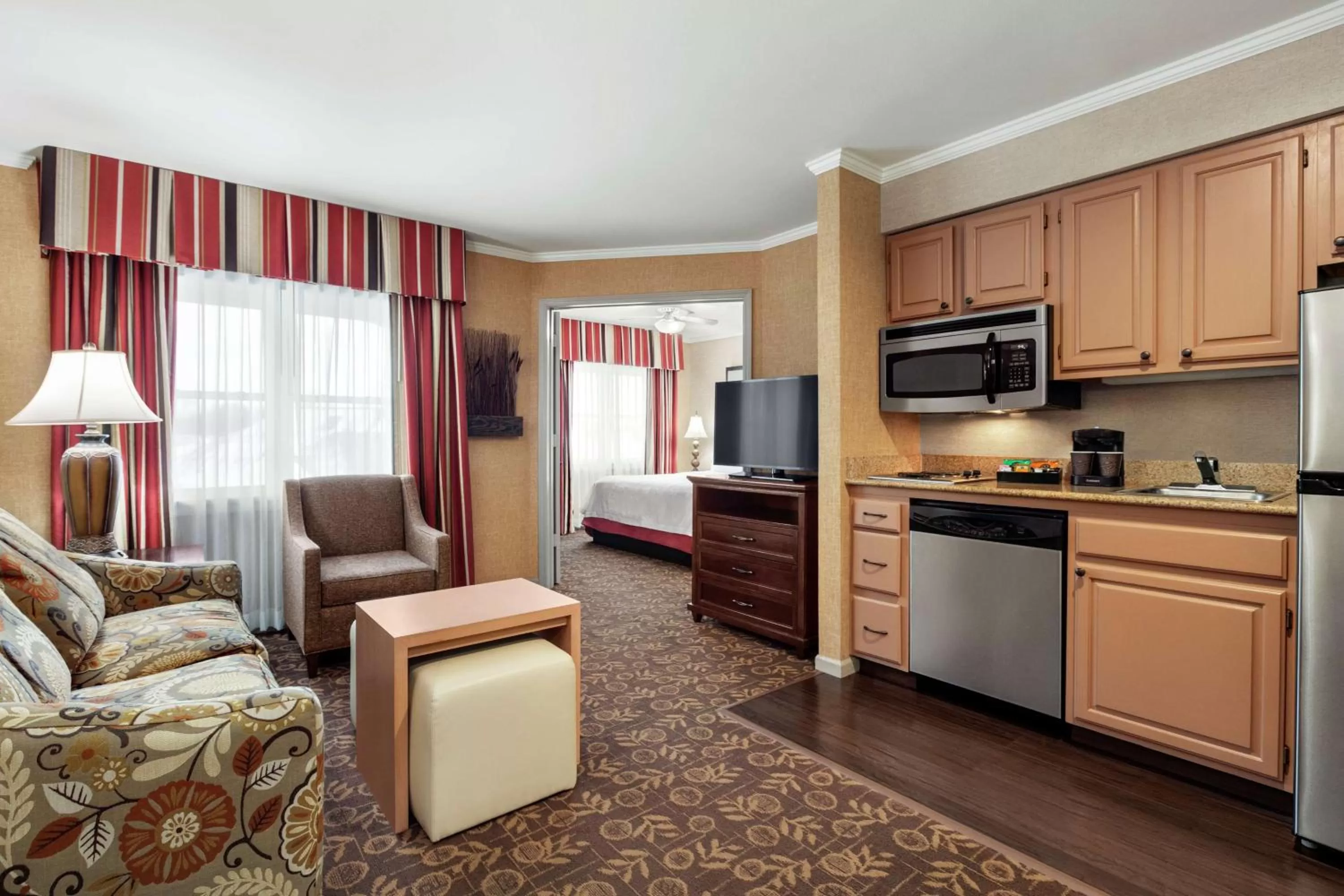 Bedroom in Homewood Suites Syracuse-Liverpool